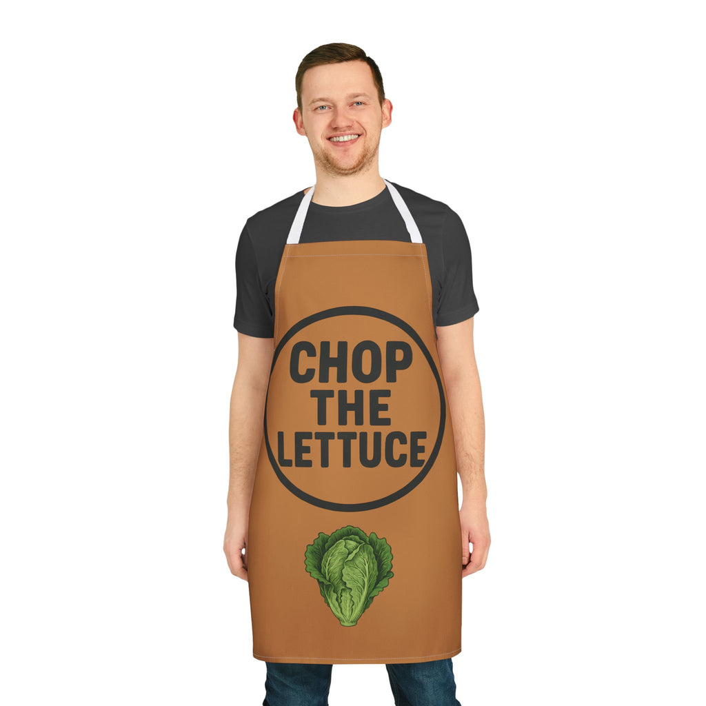 Kitchen Apron - Chop the Lettuce - Fun Design