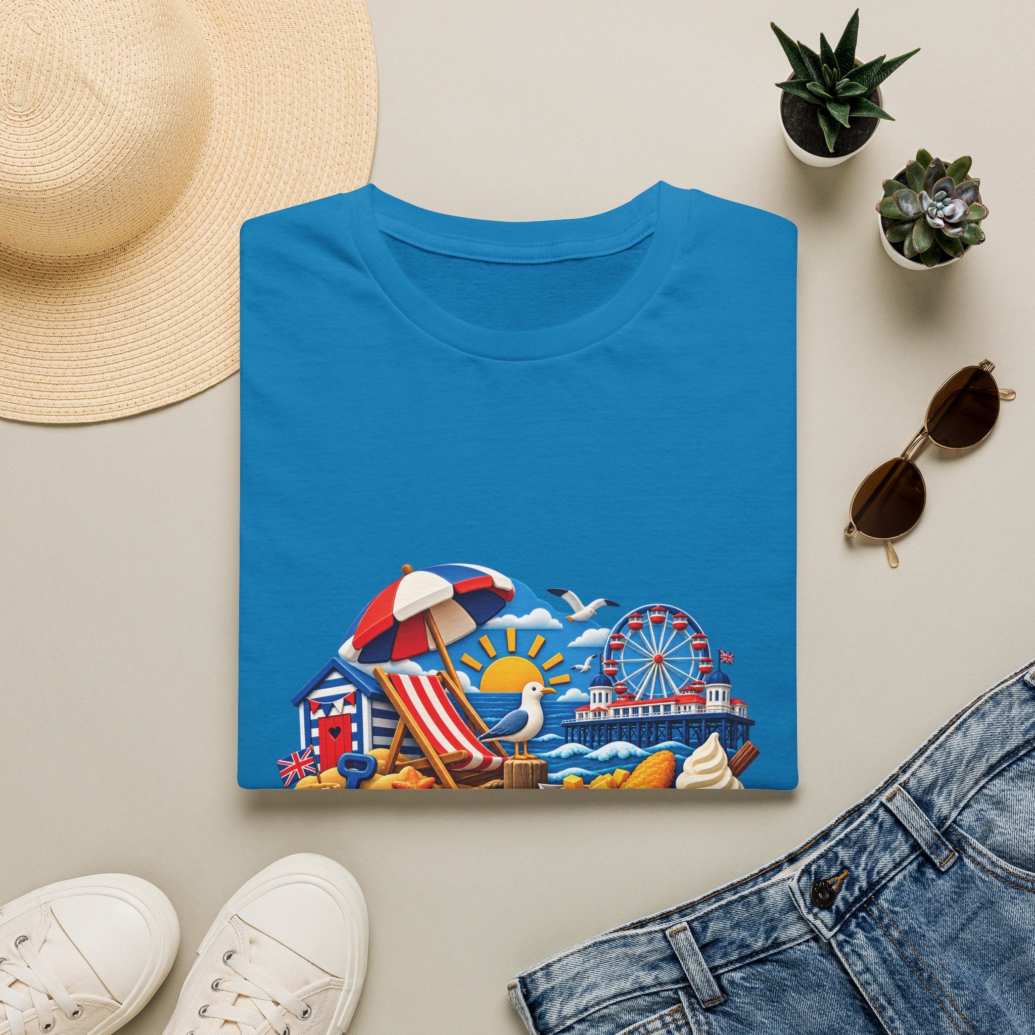 Unisex T-Shirt – British Beach Day | Seaside & Summer T-Shirt