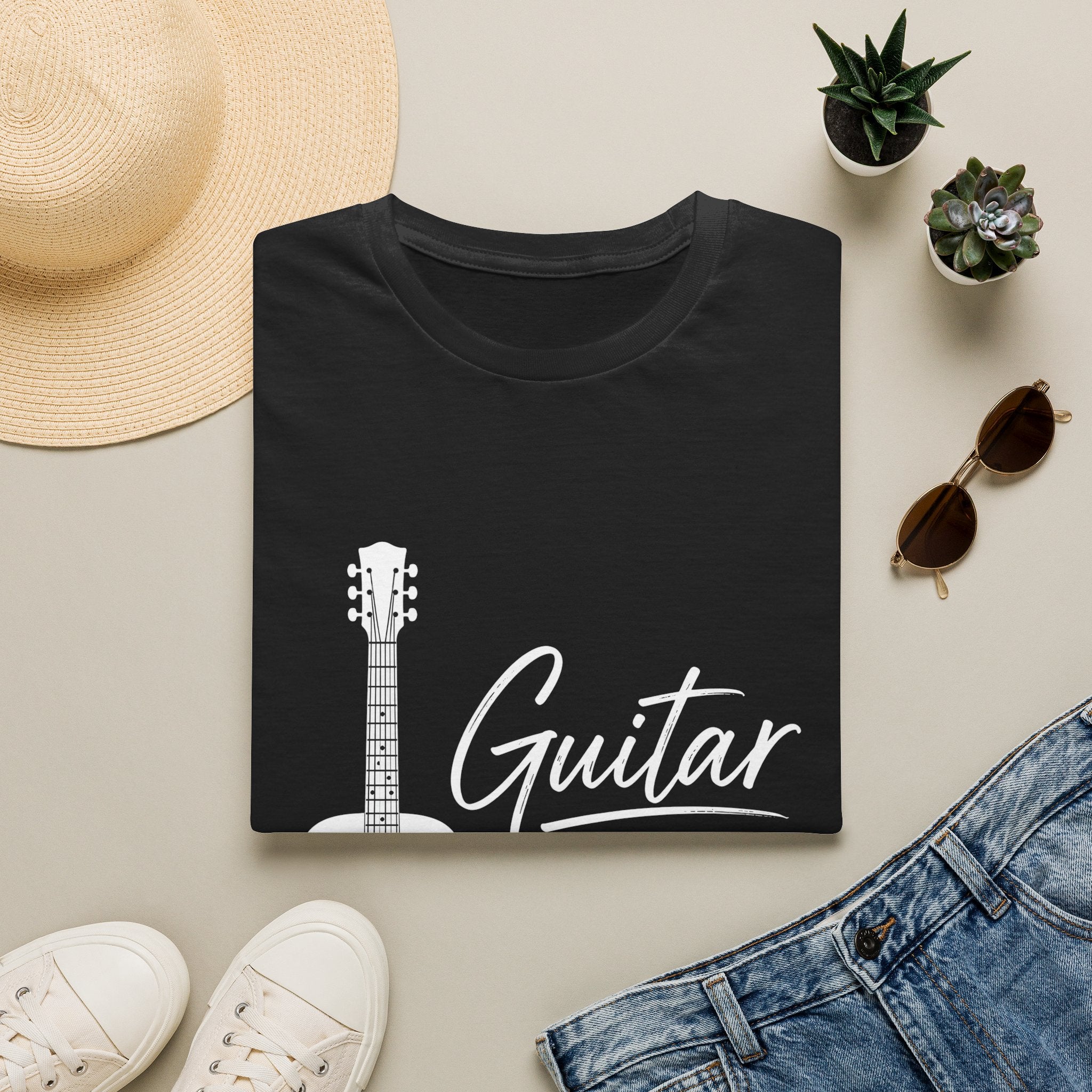 Unisex T-Shirt – Guitar Is My Therapy | Music & Guitar Tee