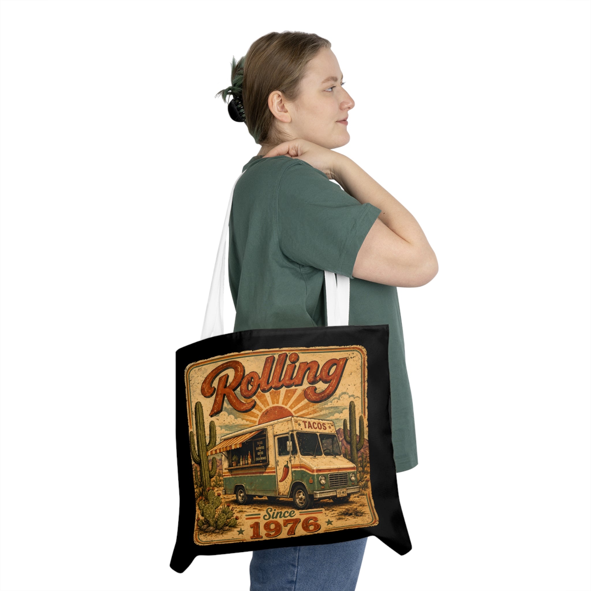 Large Beach Tote Bag – Rolling Since 1976