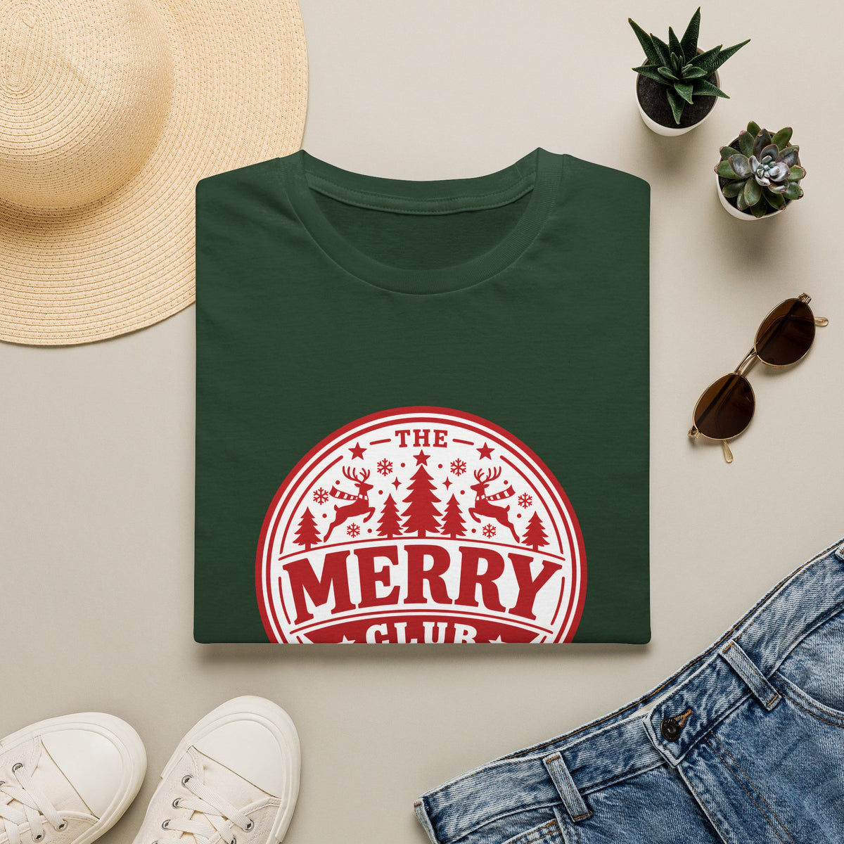Unisex T-Shirt - The Merry Club - Christmas