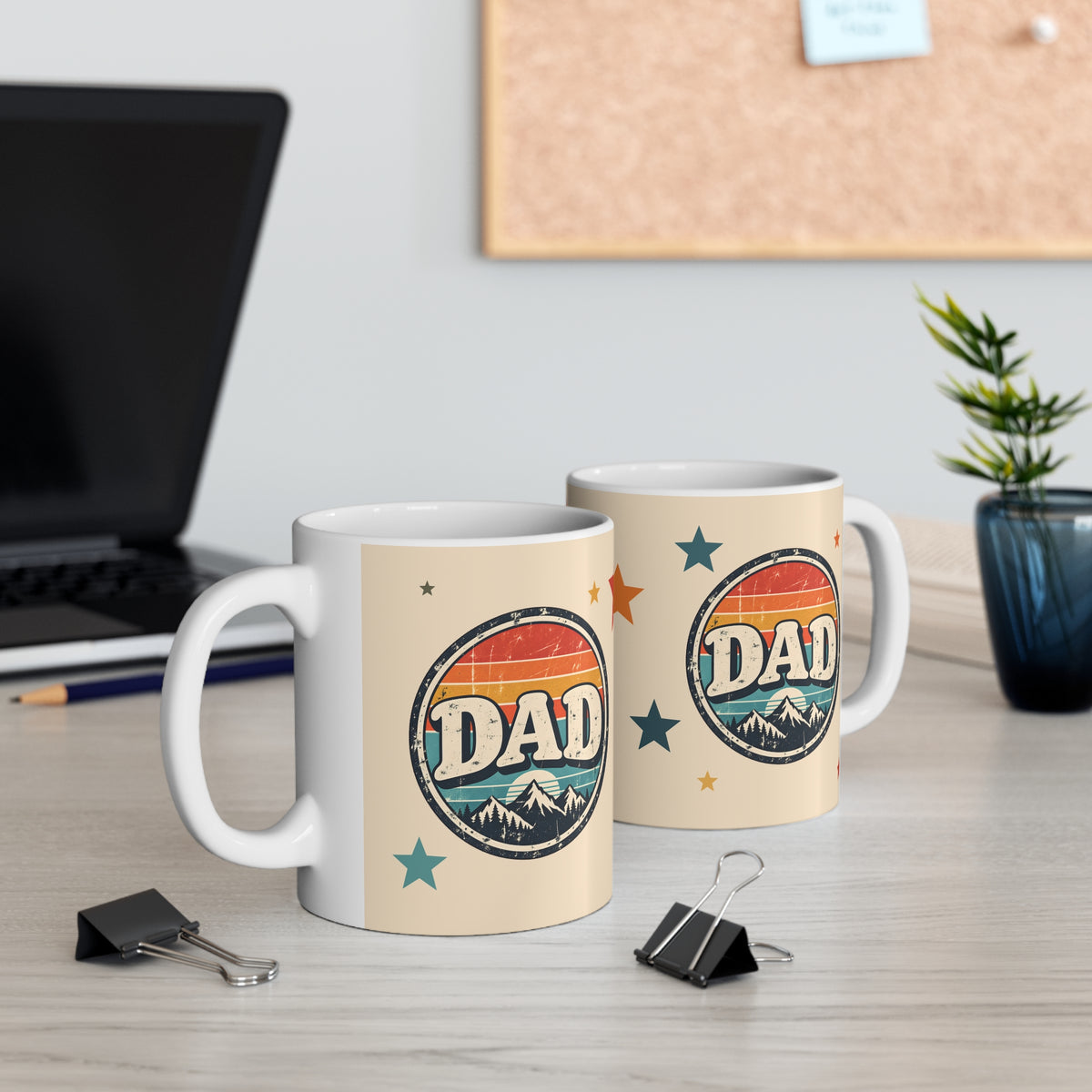 Ceramic Mug – Dad | Classic Dad Gift