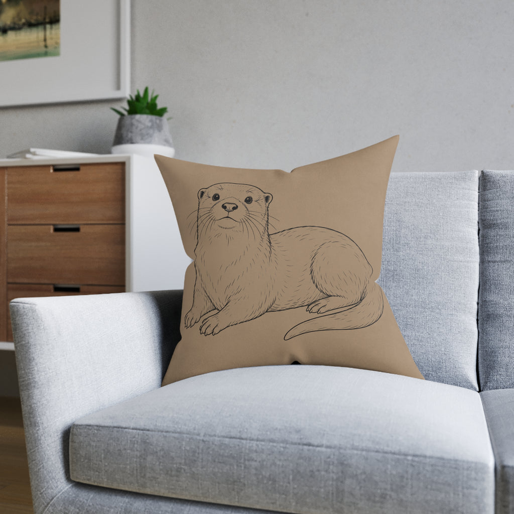 Square Cushion - Otter