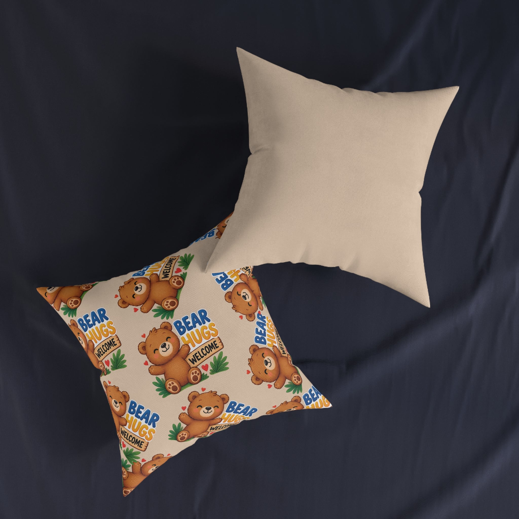 Square Cushion - Bear Hugs Welcome