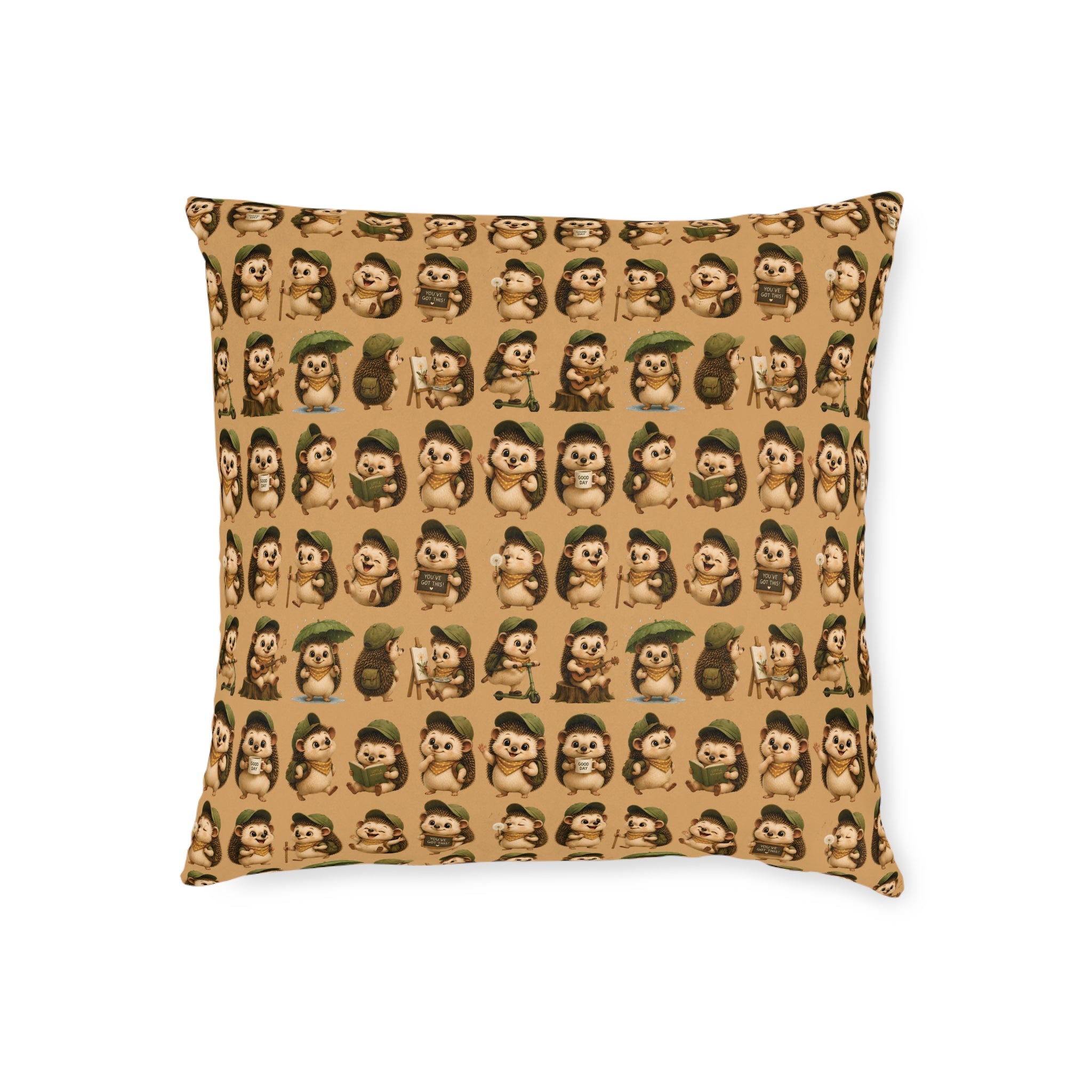 Square Cushion – Hedgehog Fun | Hedgehog Lover Cushion