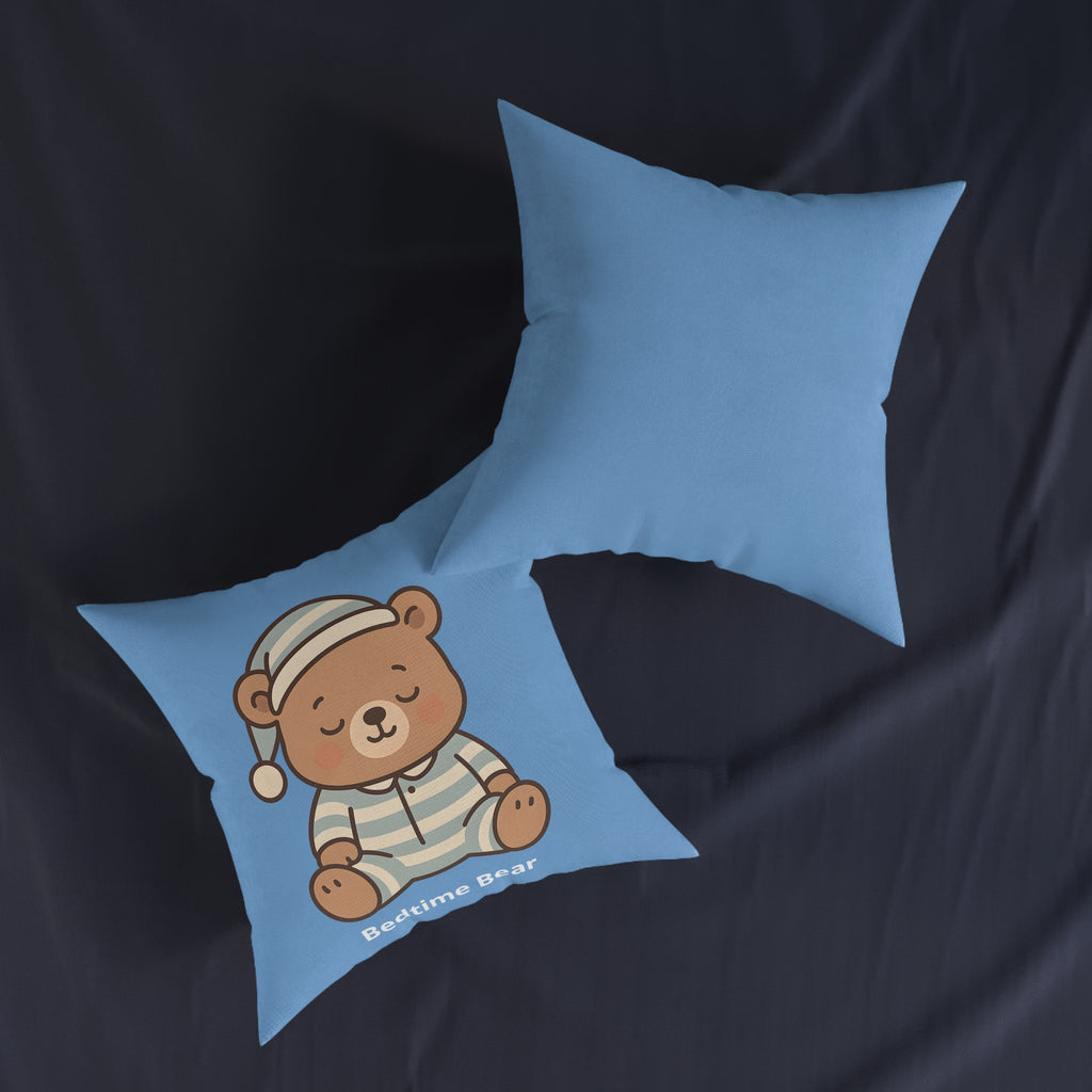 Square Cushion - Bedtime Bear Design
