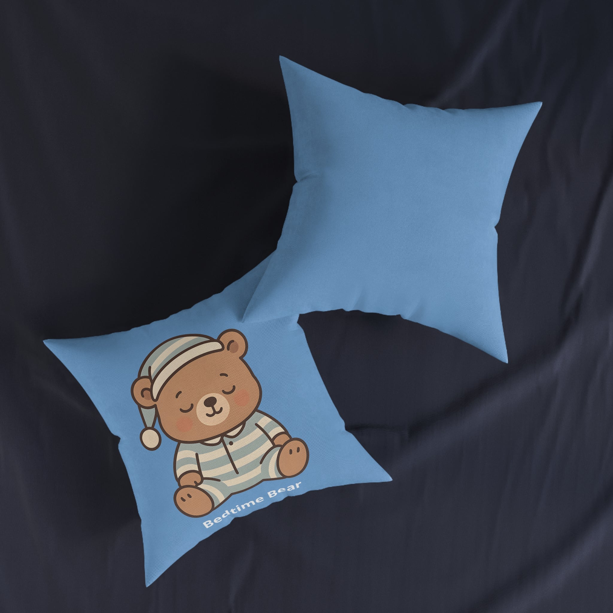 Square Cushion - Bedtime Bear Design