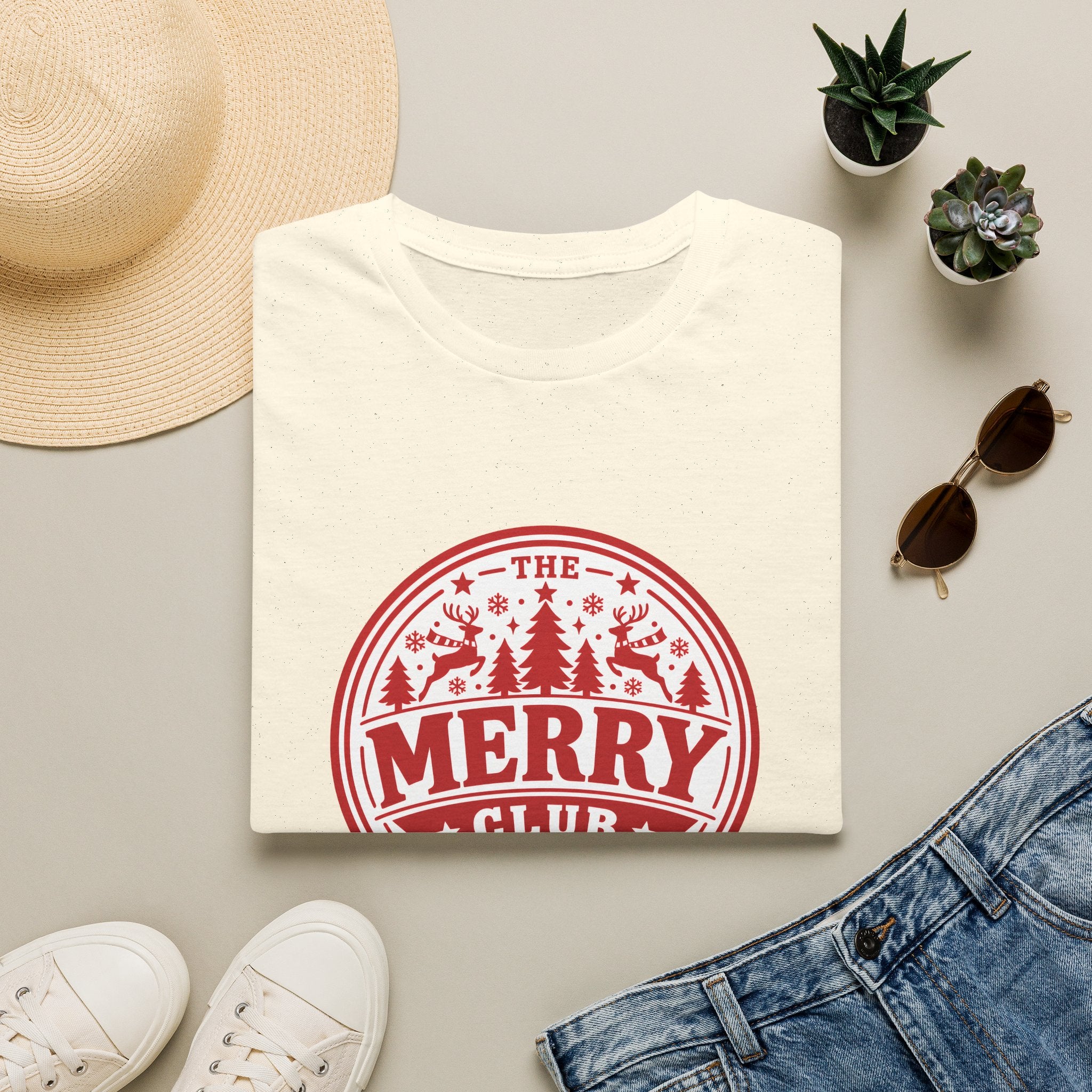 Unisex T-Shirt - The Merry Club - Christmas