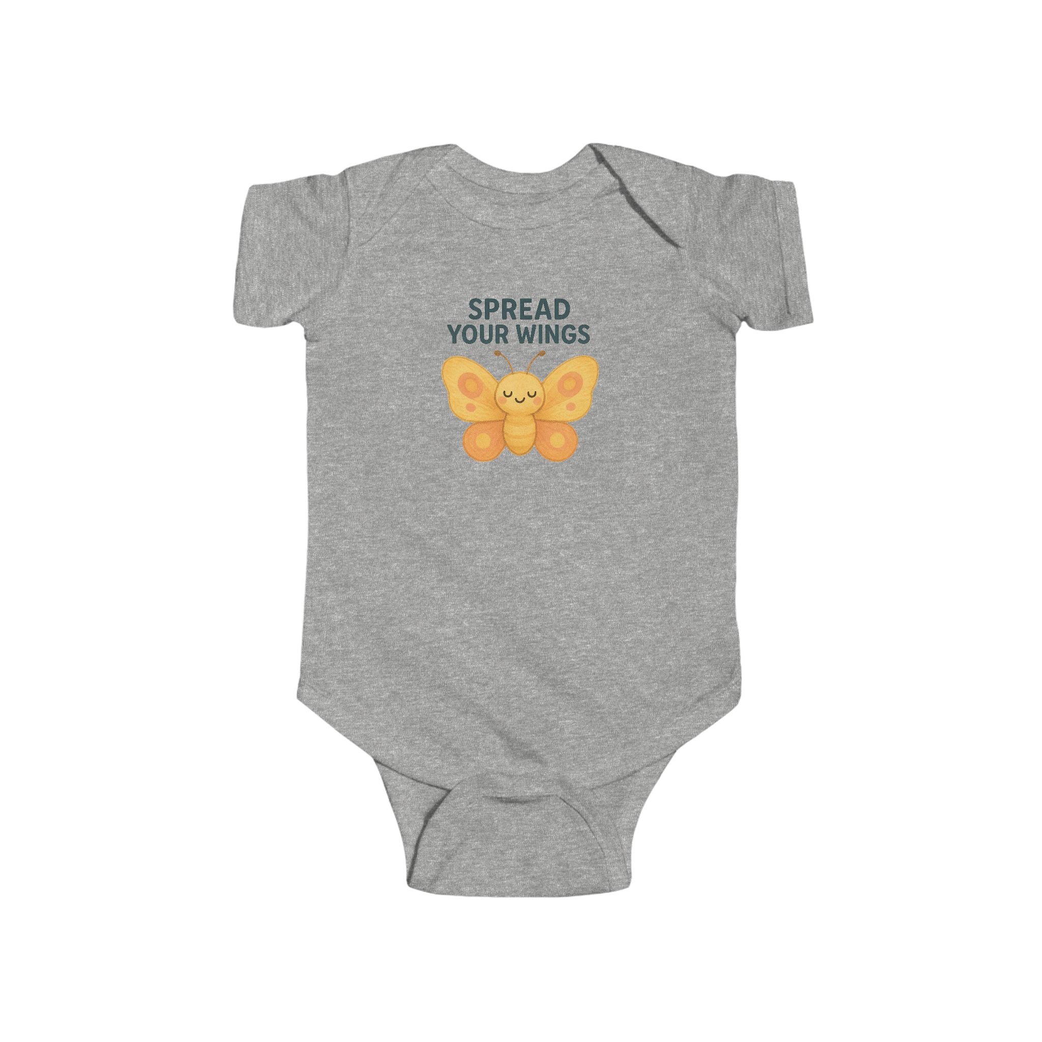 Babygrow - "Spread Your Wings" Cute Penguin Baby Onesie