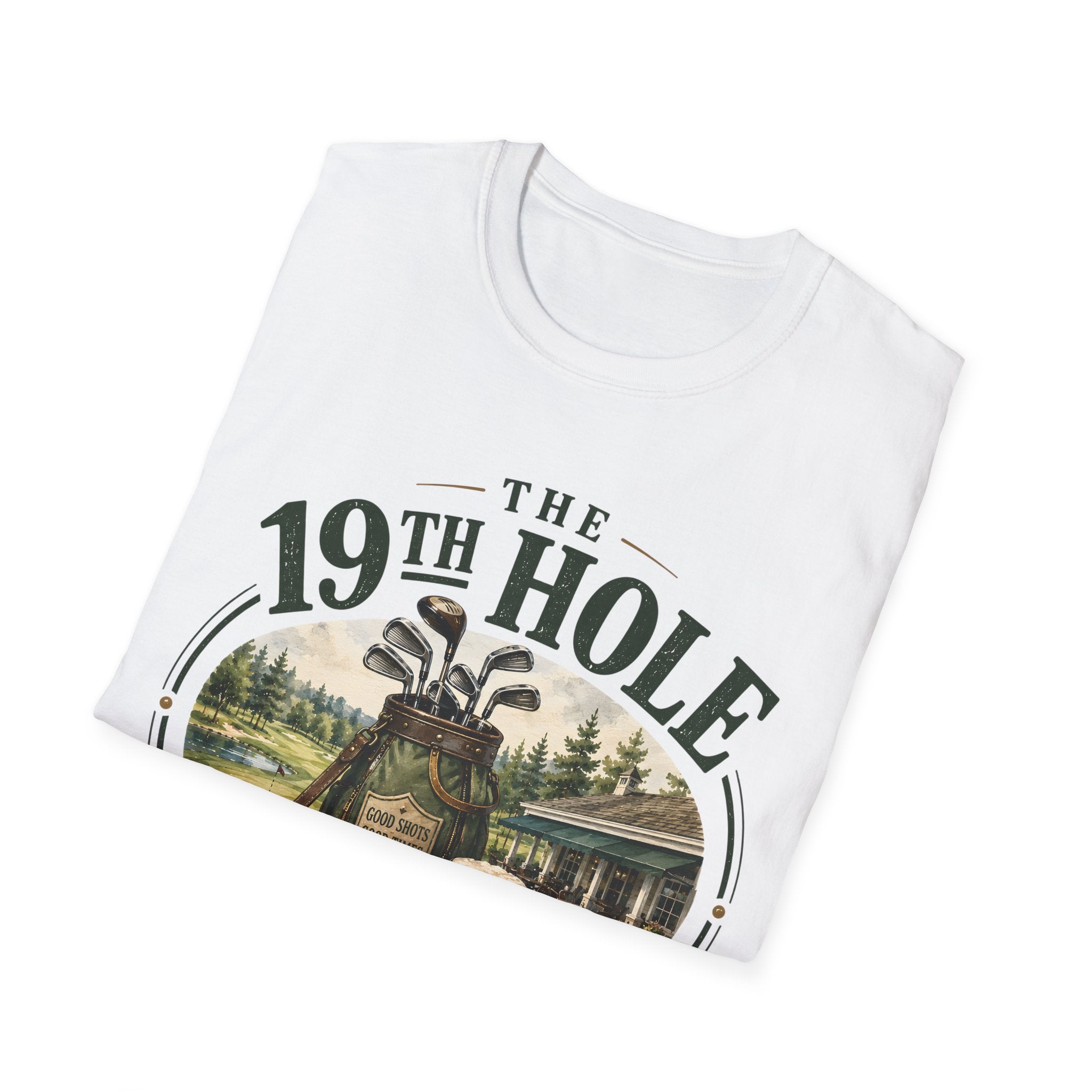 Unisex T-Shirt – The 19th Hole Club | Golf Graphic Tee