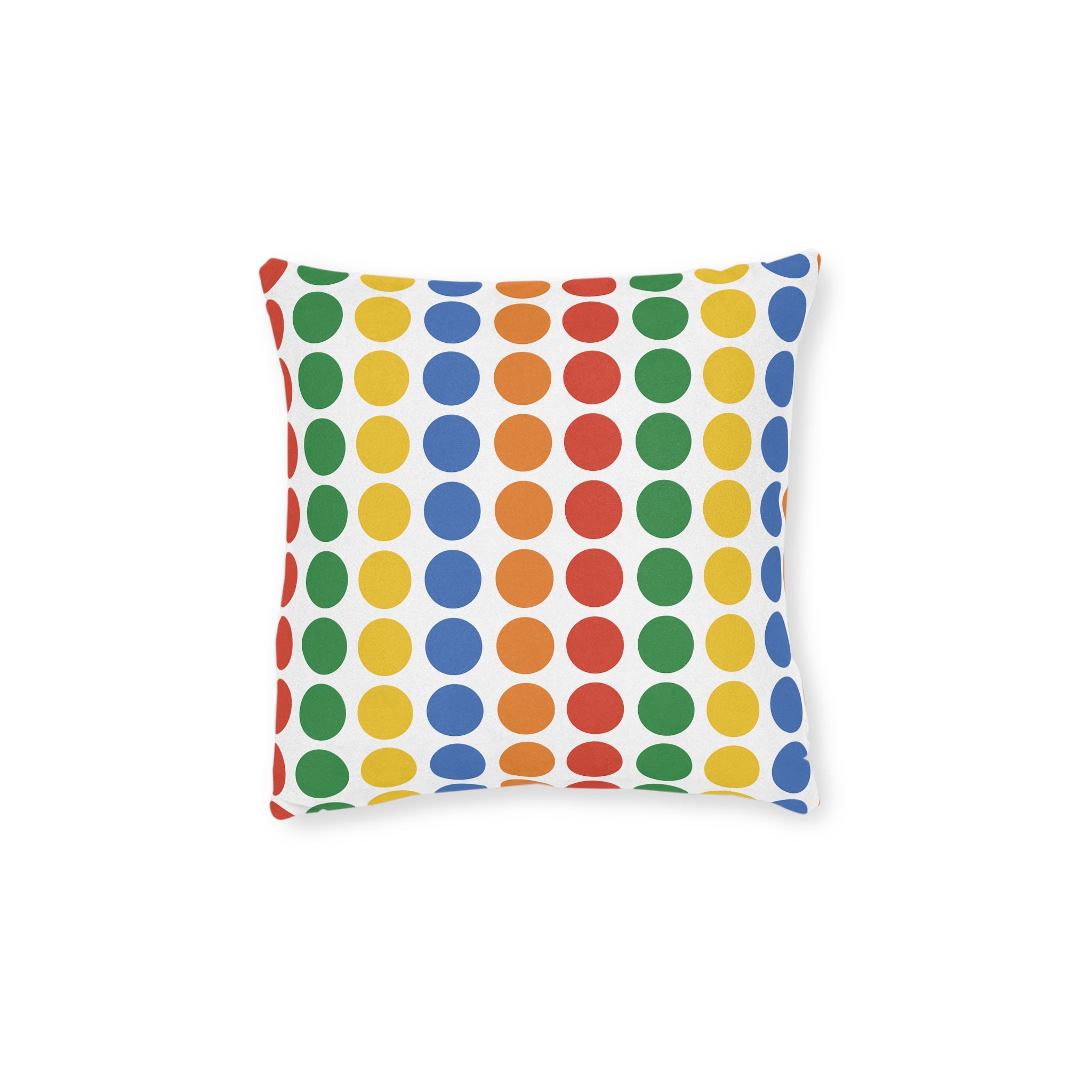 Square Cushion - Vibrant Circle Design