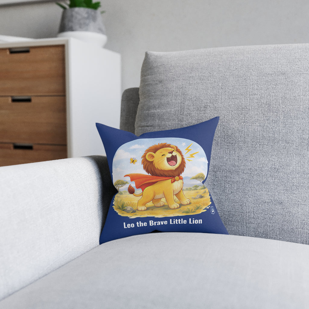 Cushion - Leo the Brave Little Lion - Little Wild Co.
