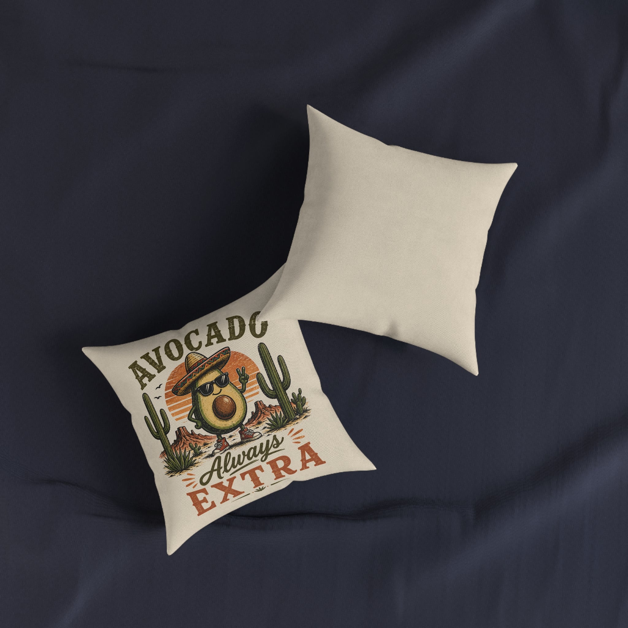 Square Cushion - Avocado Always Extra