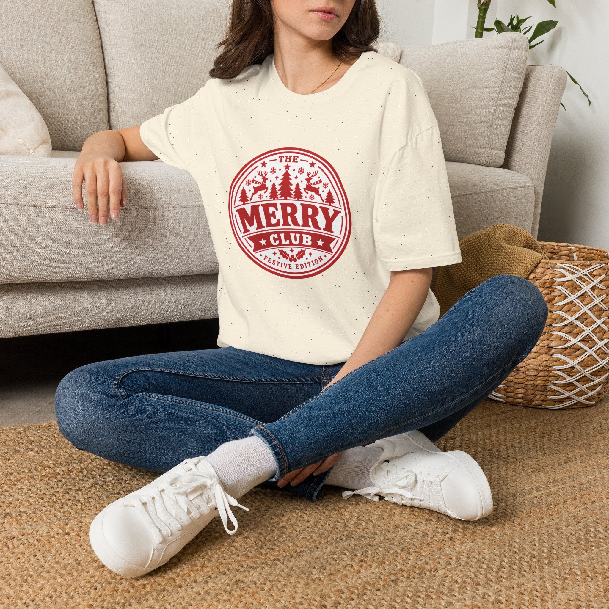 Unisex T-Shirt - The Merry Club - Christmas