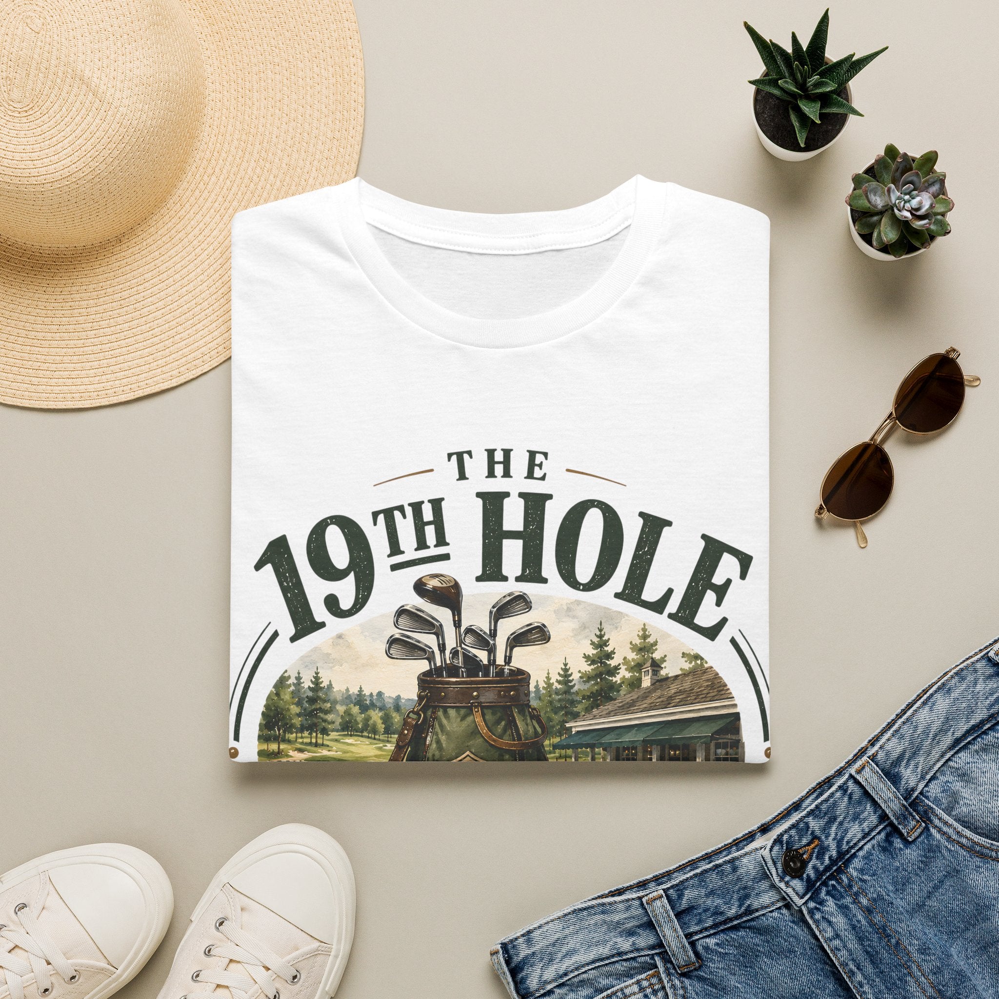Unisex T-Shirt – The 19th Hole Club | Golf Graphic Tee