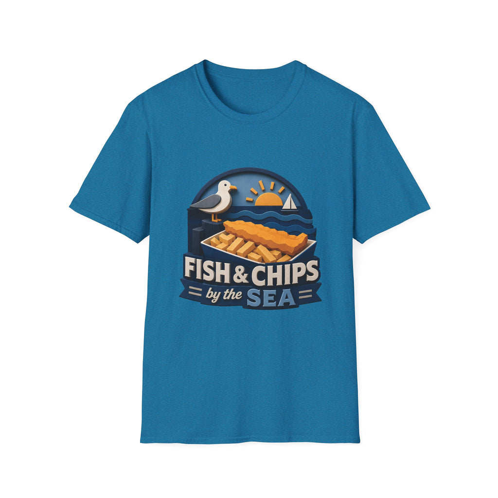 Unisex T-Shirt - Fish & Chips By The Sea