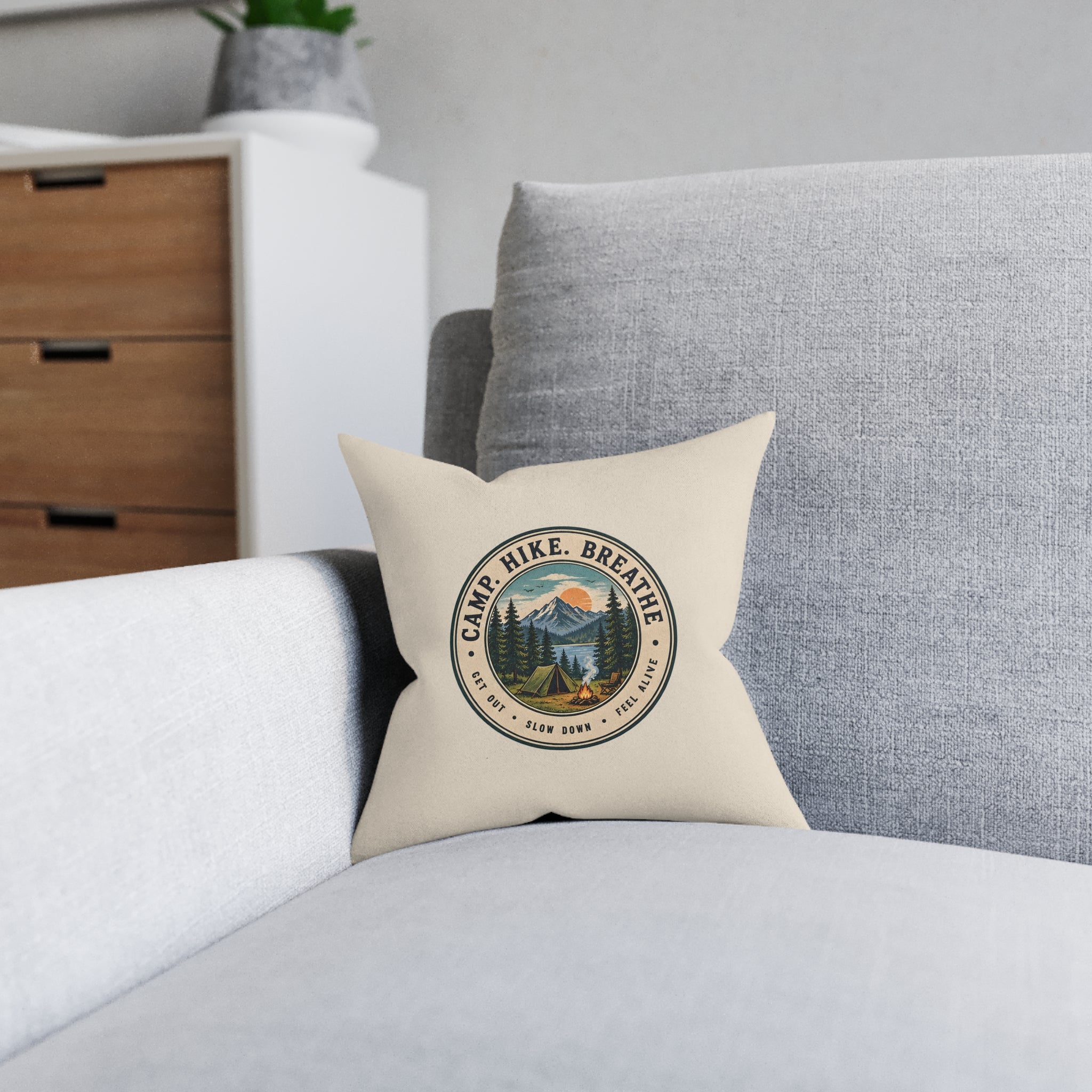 Square Cushion – Camp. Hike. Breathe. | Camping & Hiking Cushion