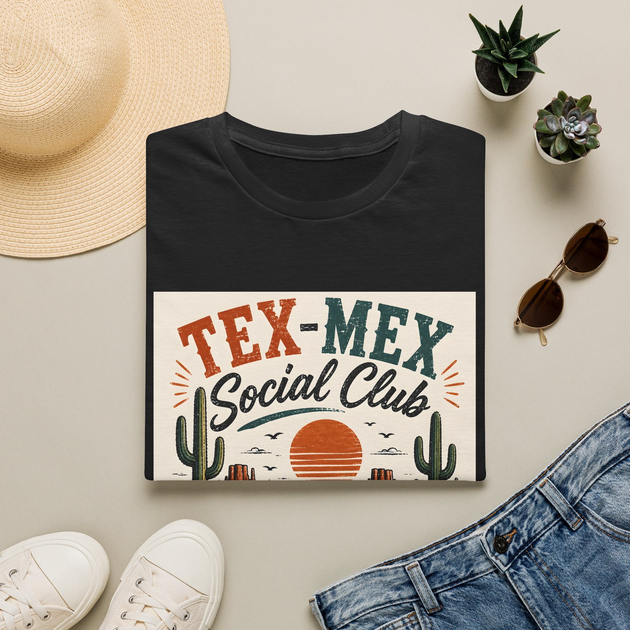 Unisex T-Shirt - Tex-Mex Social Club | Fiesta Food Lover Tee