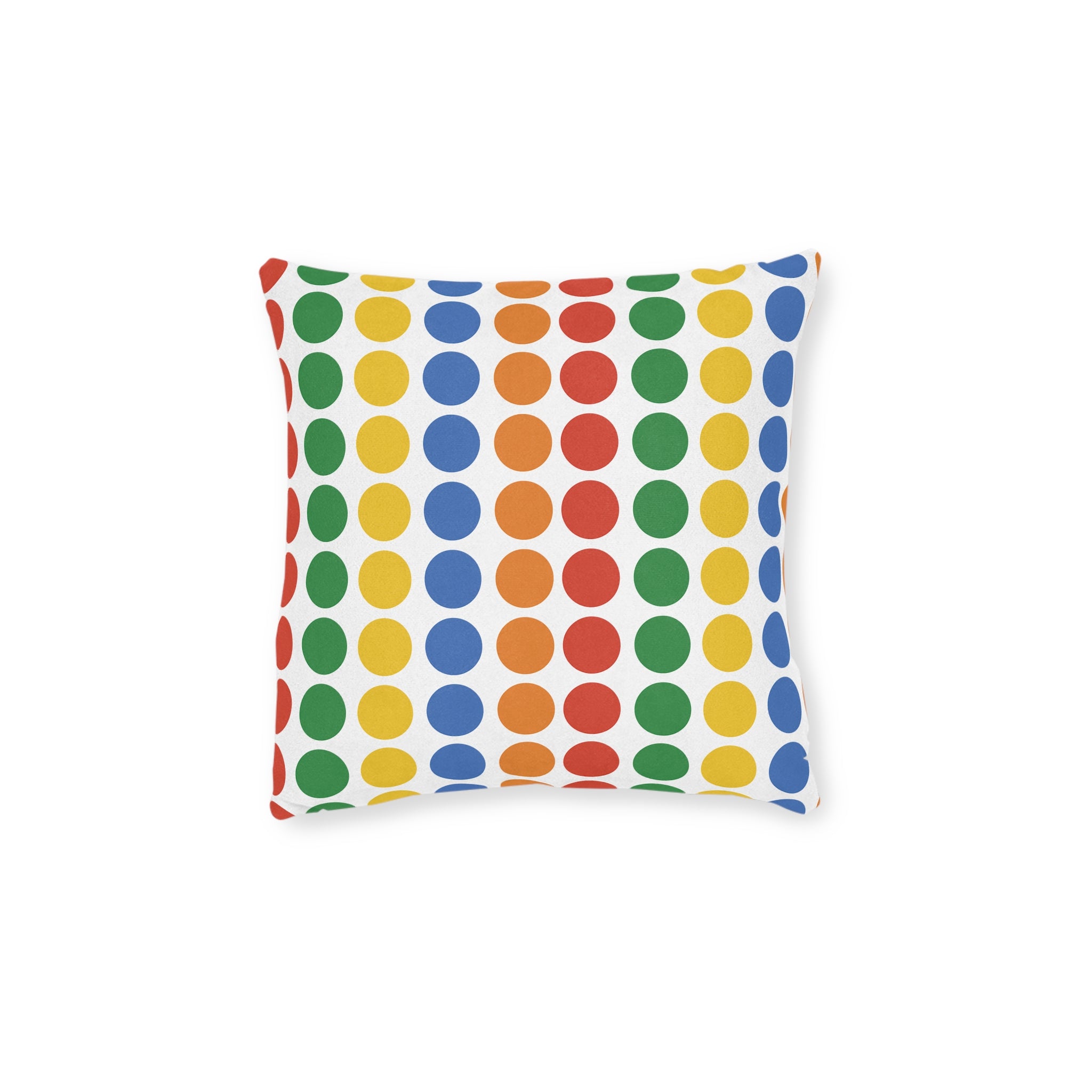 Square Cushion - Vibrant Circle Design