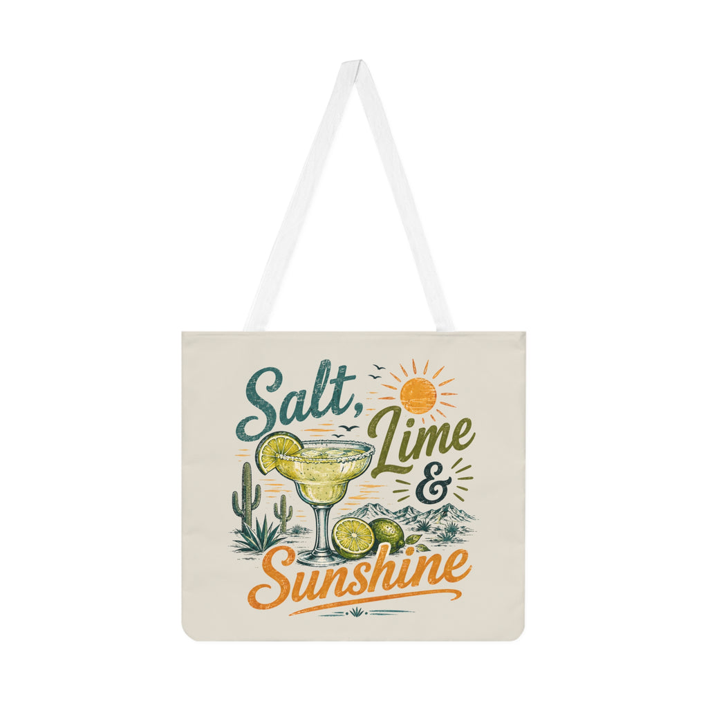 Large Beach Tote Bag – Salt Lime & Sunshine