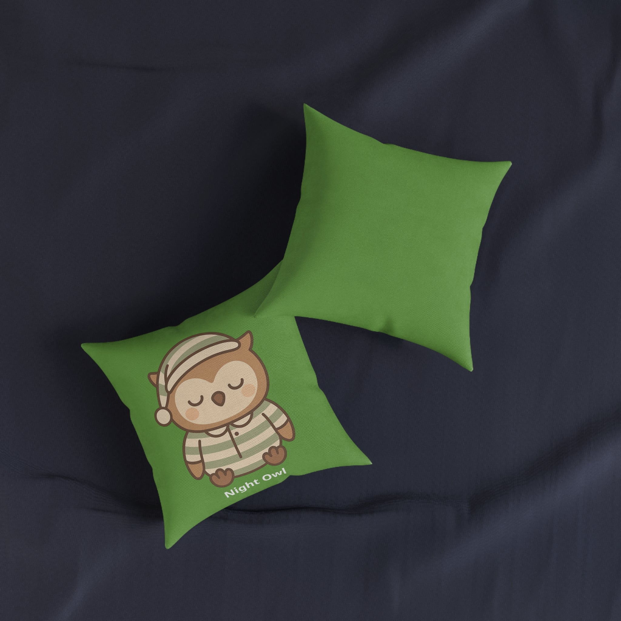 Square Cushion – Night Owl - The Woodland Dreamers