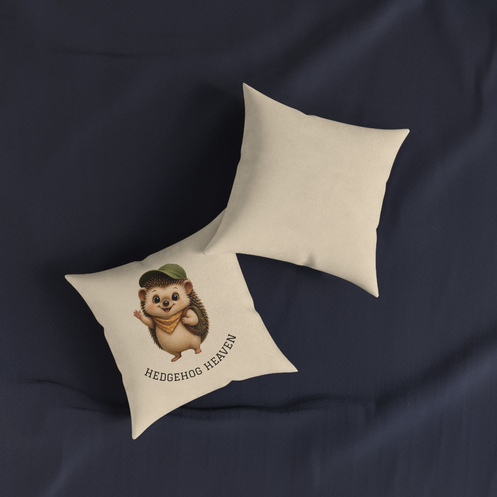 Square Cushion - Hedgehog Heaven | Hedgehog & Woodland Home Decor