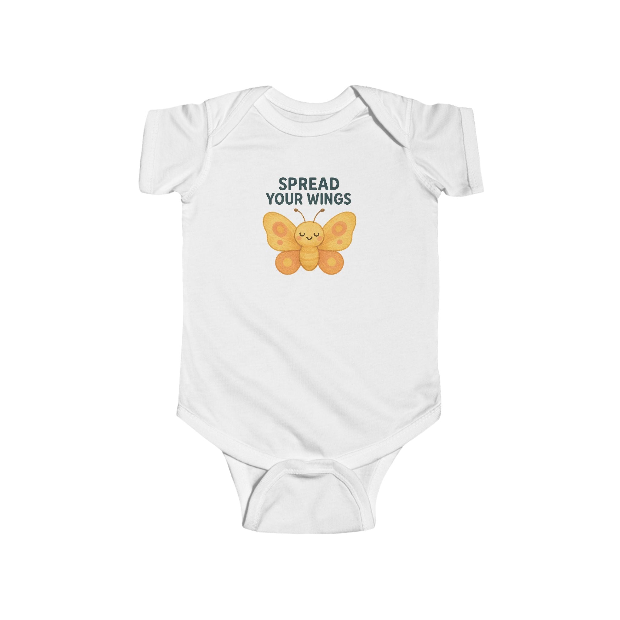 Babygrow - "Spread Your Wings" Cute Penguin Baby Onesie