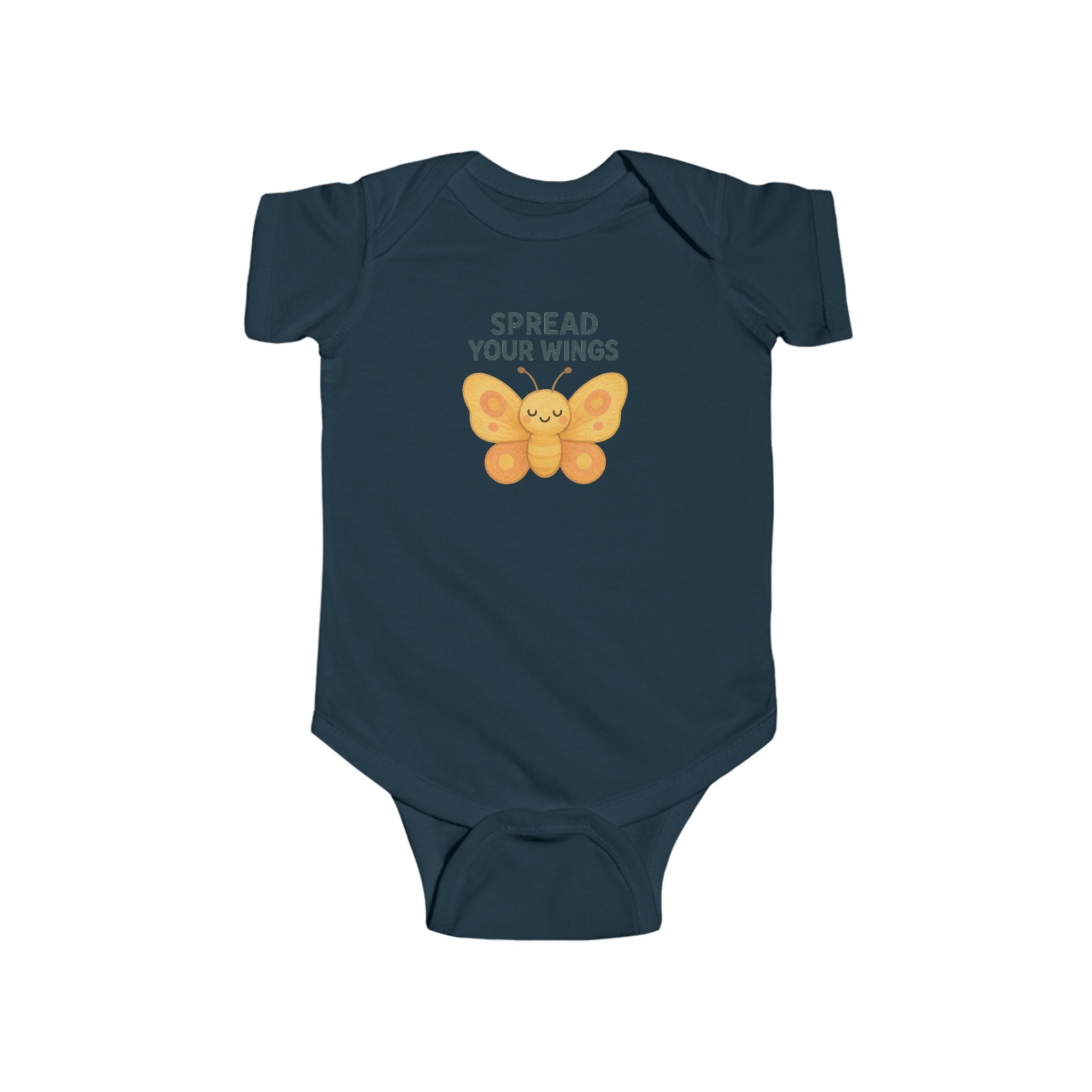 Babygrow - "Spread Your Wings" Cute Penguin Baby Onesie