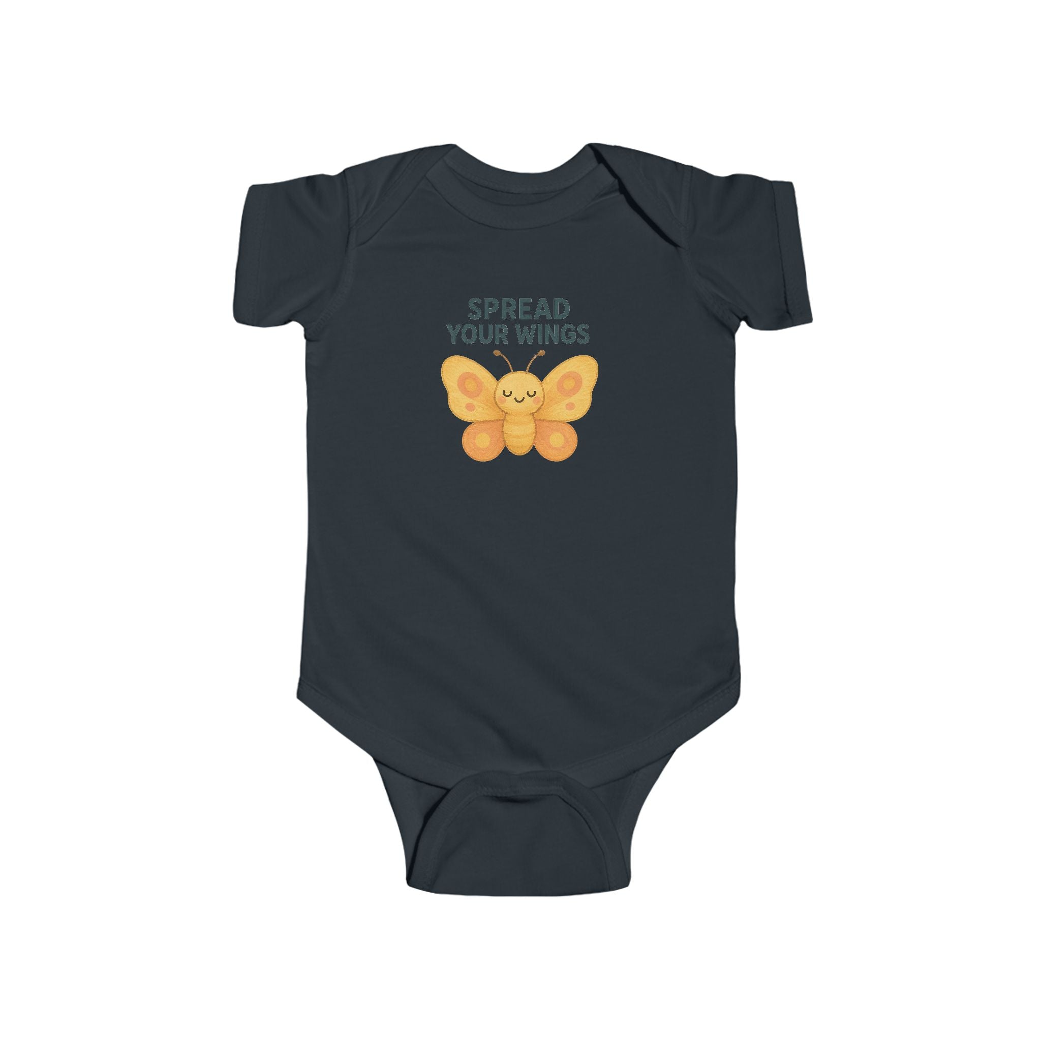 Babygrow - "Spread Your Wings" Cute Penguin Baby Onesie