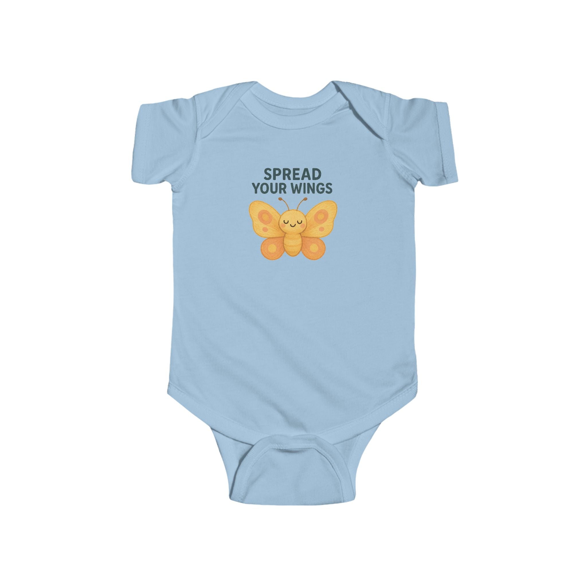 Babygrow - "Spread Your Wings" Cute Penguin Baby Onesie