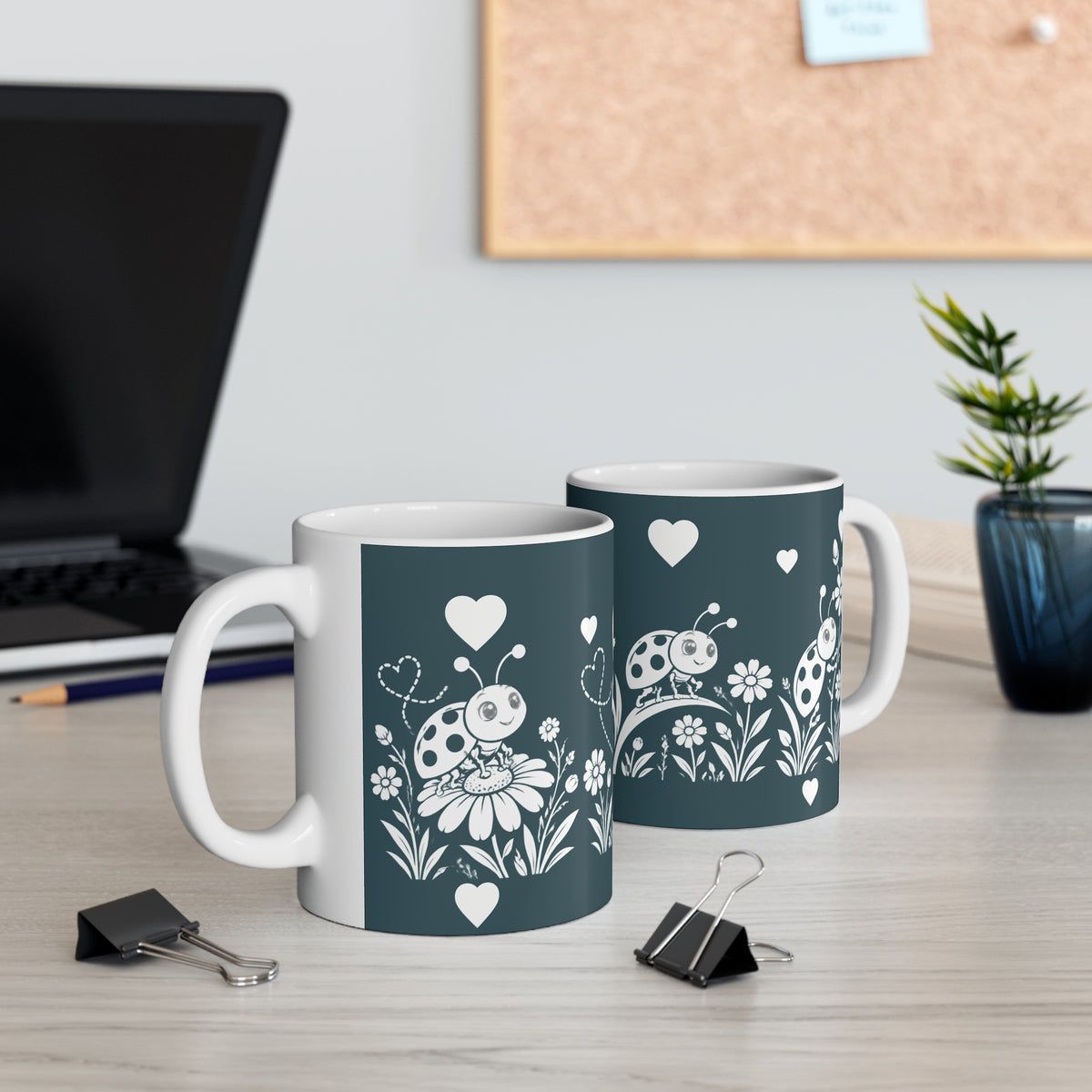 Ceramic Mug - Ladybird Fun