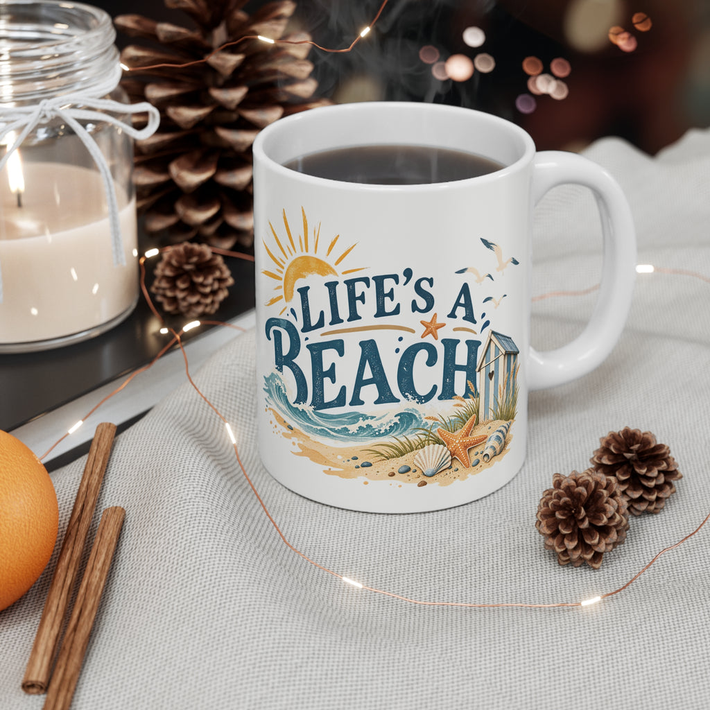 Ceramic Mug - Lifes a Beach