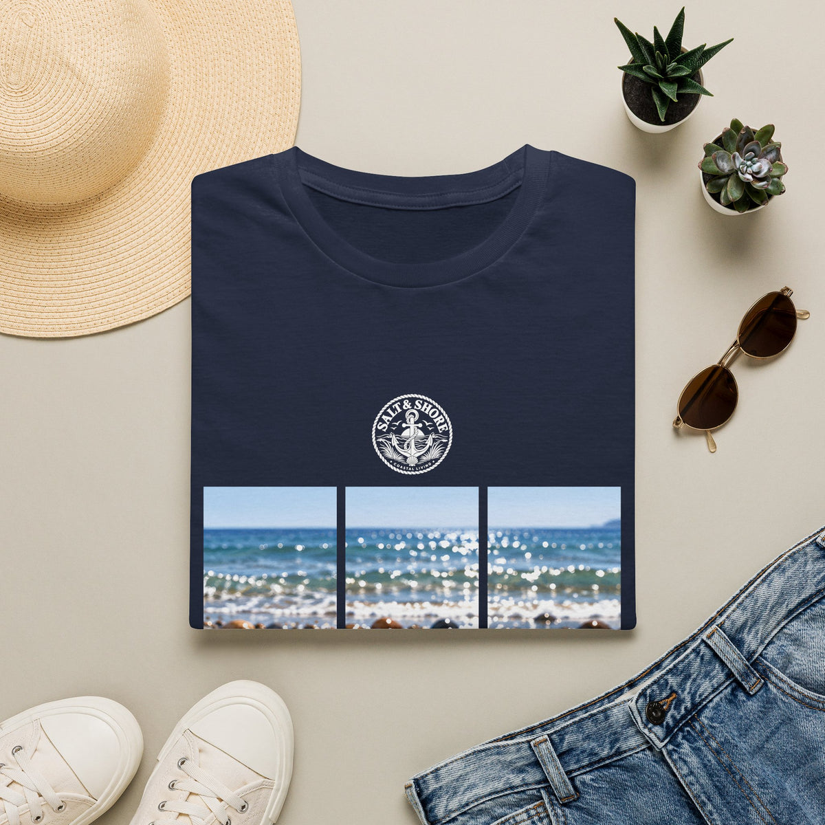 Women's T-Shirt - Salt & Shore - Pebbles