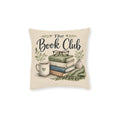 Square Cushion – The Book Club | Cosy Reading Cushion for Book Lovers