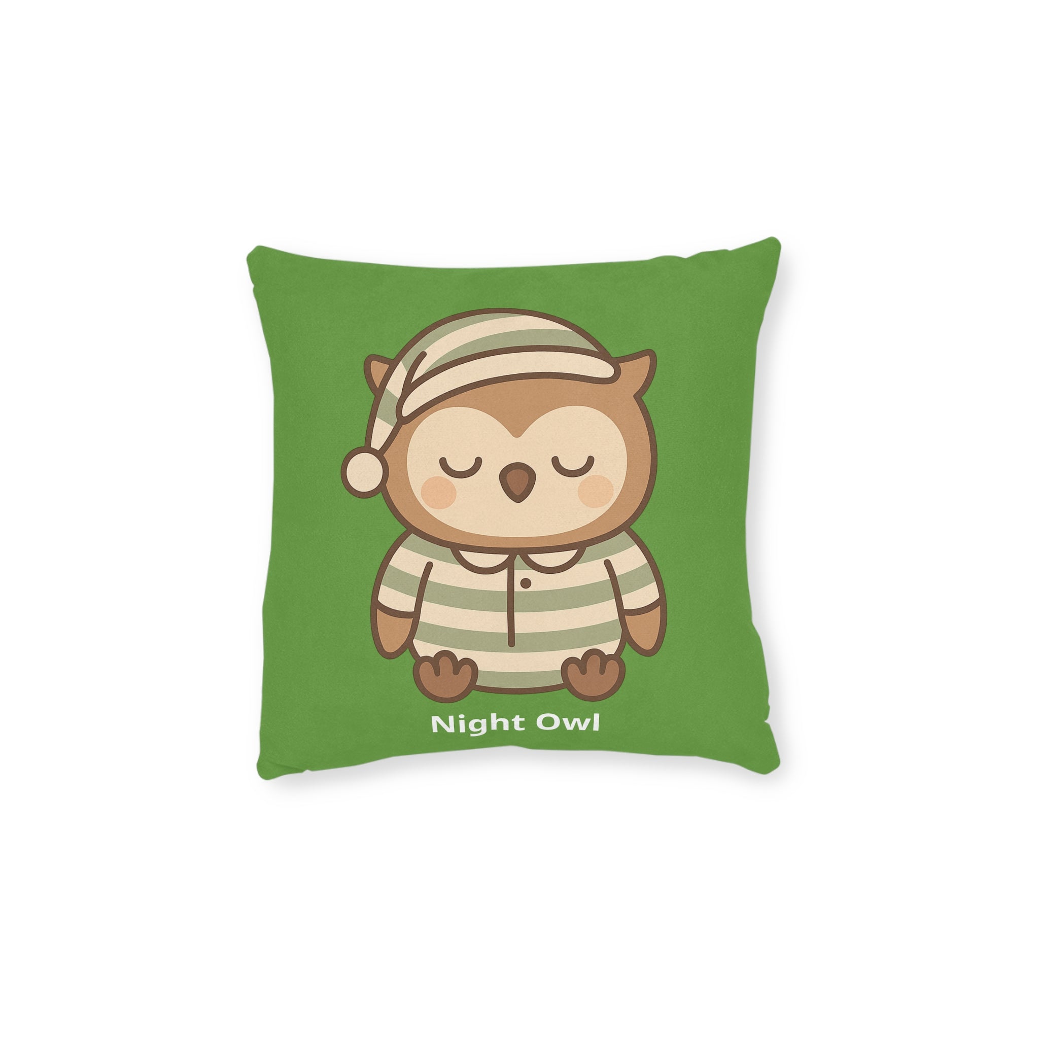 Square Cushion – Night Owl - The Woodland Dreamers