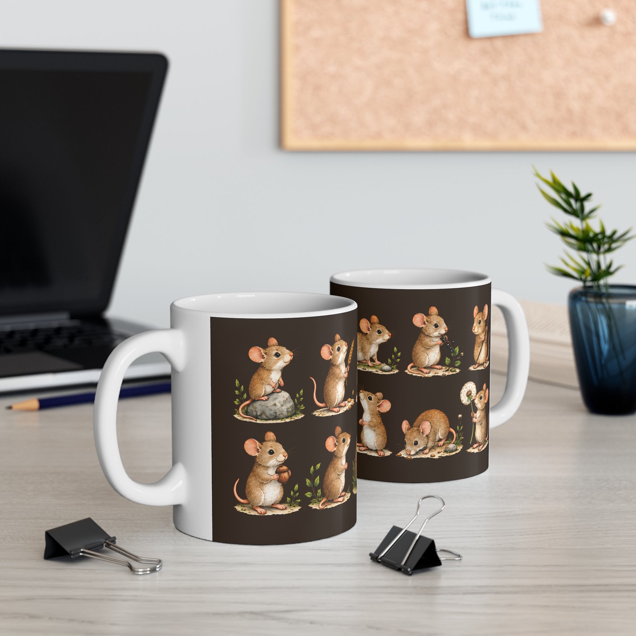 Ceramic Mug - Mouse - Woodland