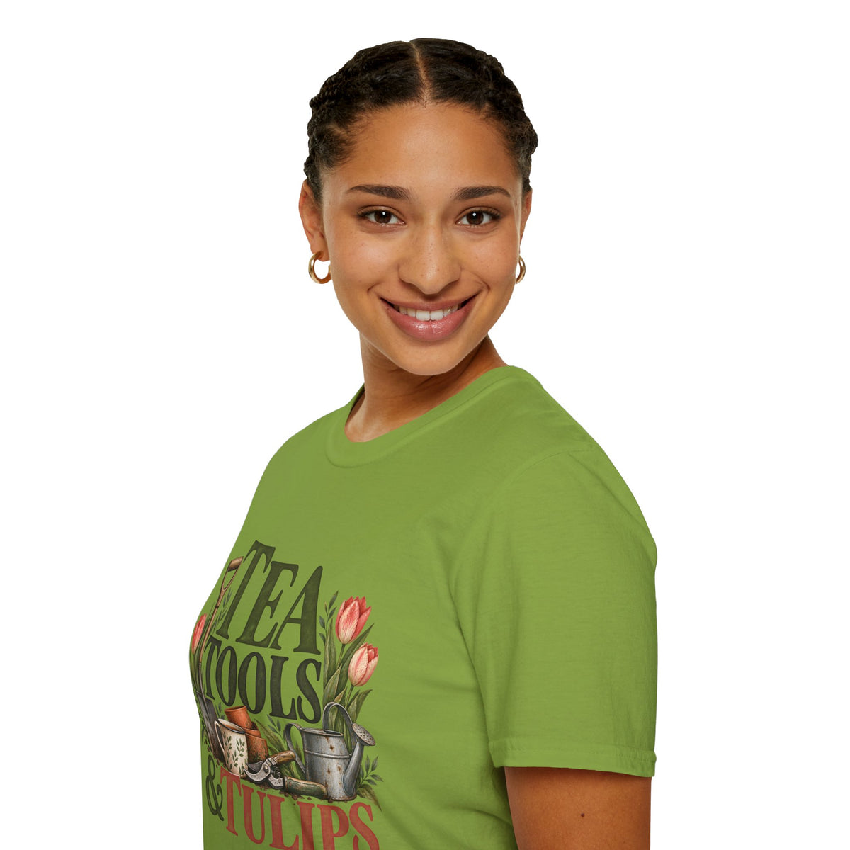 Unisex T-Shirt - Tea, Tools & Tulips