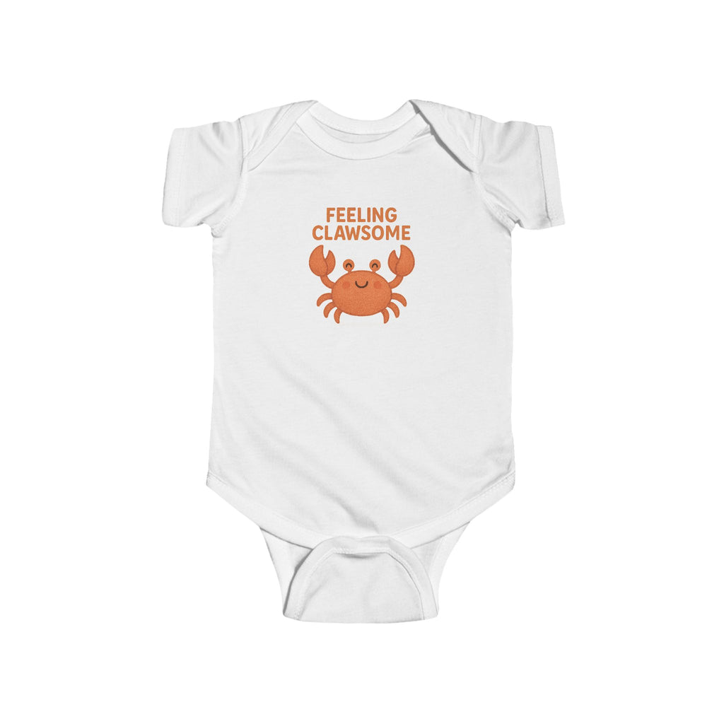 Babygrow - "Feeling Clawsome" Cute Crab Baby Onesie