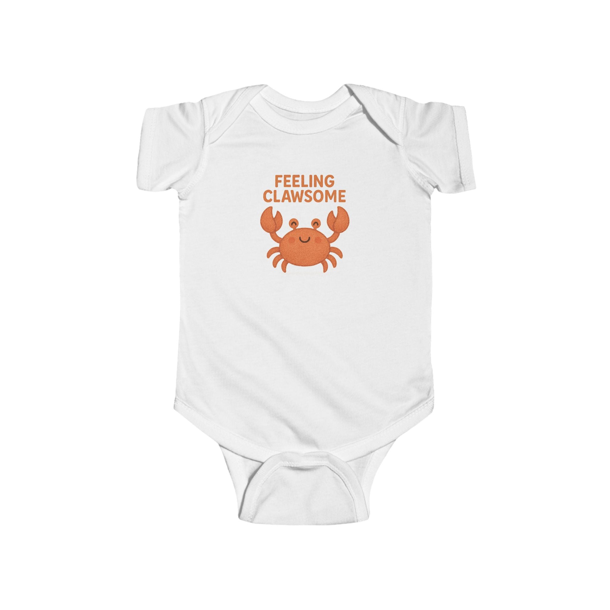 Babygrow - "Feeling Clawsome" Cute Crab Baby Onesie