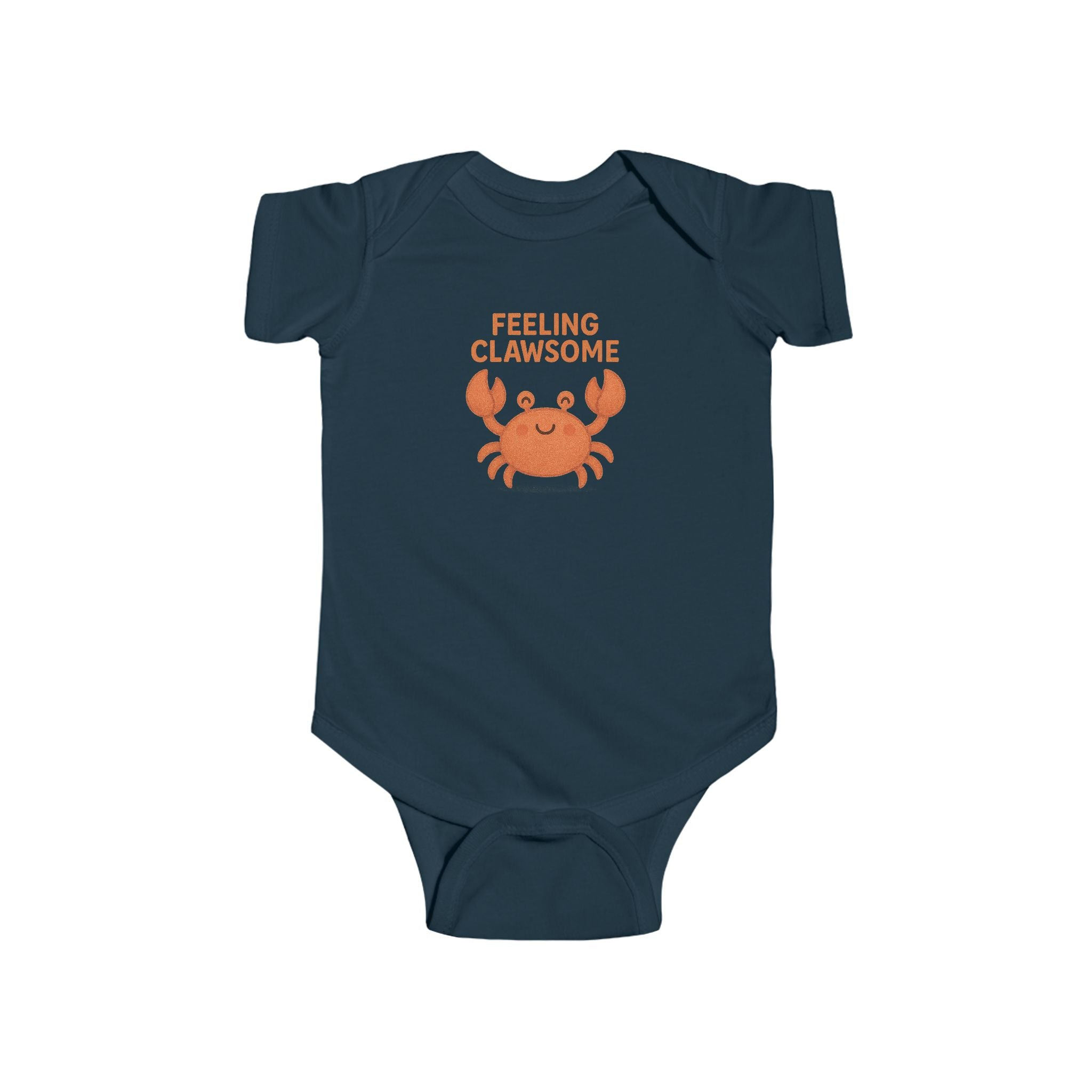 Babygrow - "Feeling Clawsome" Cute Crab Baby Onesie