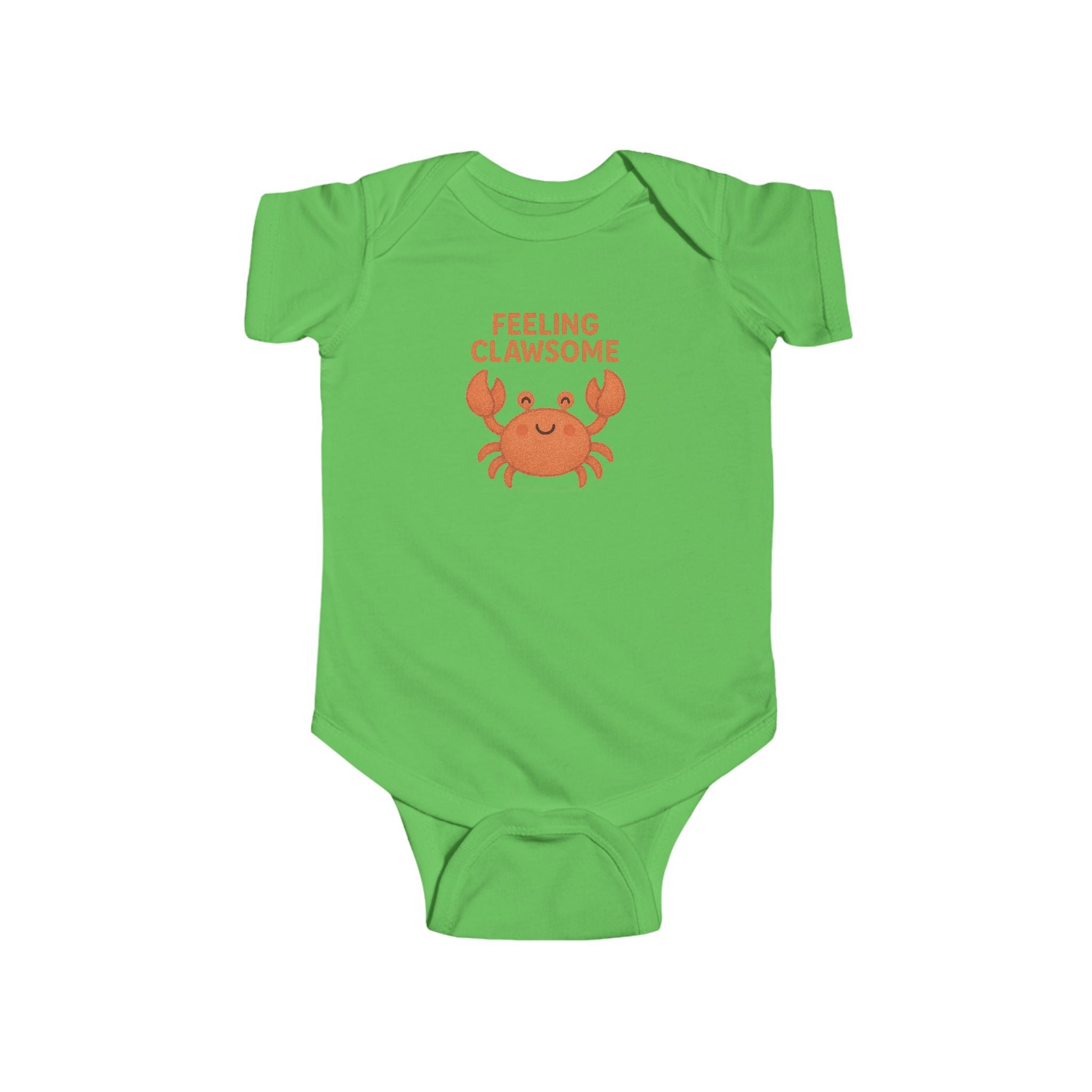 Babygrow - "Feeling Clawsome" Cute Crab Baby Onesie
