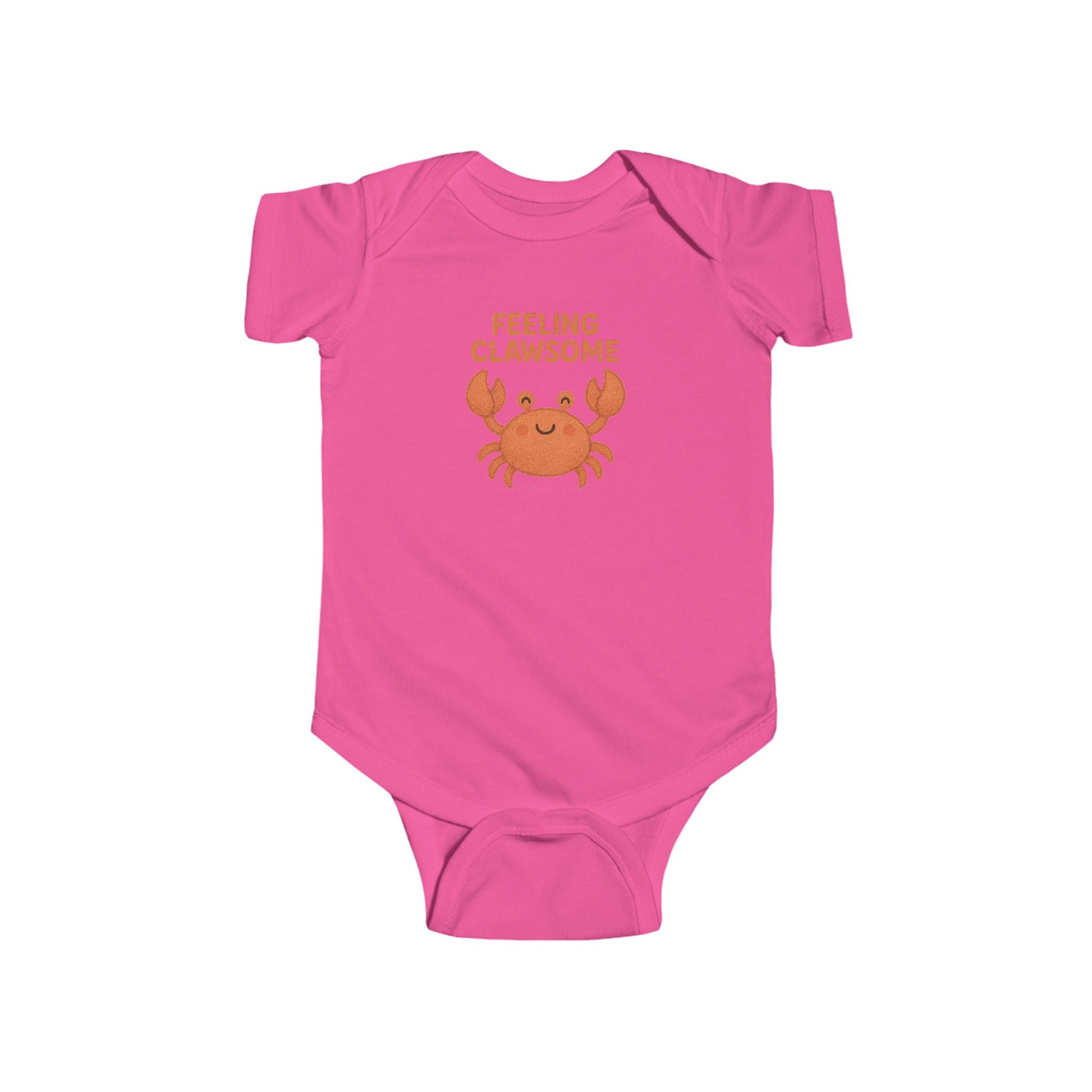 Babygrow - "Feeling Clawsome" Cute Crab Baby Onesie