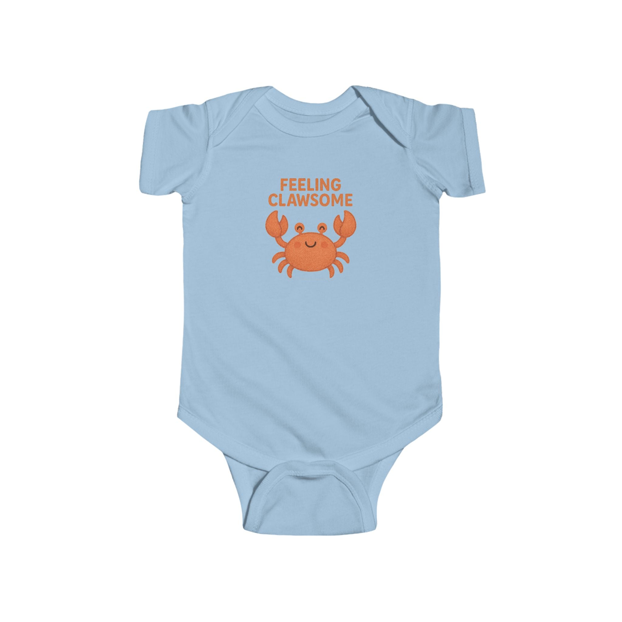 Babygrow - "Feeling Clawsome" Cute Crab Baby Onesie