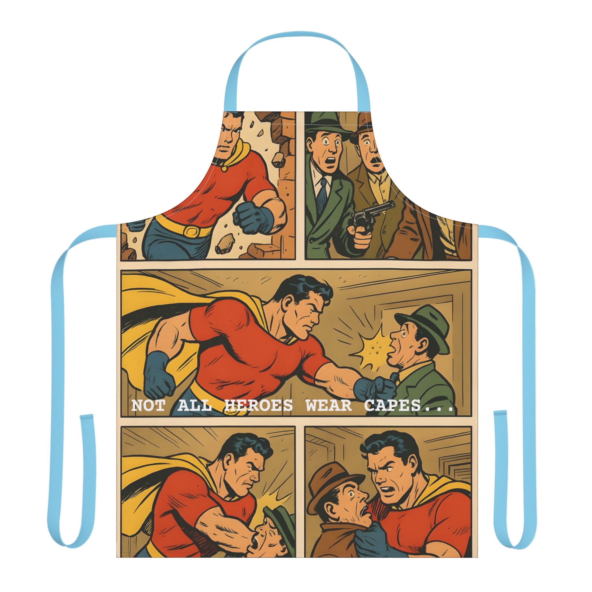 Kitchen Apron - Not All Heroes Wear Capes Design