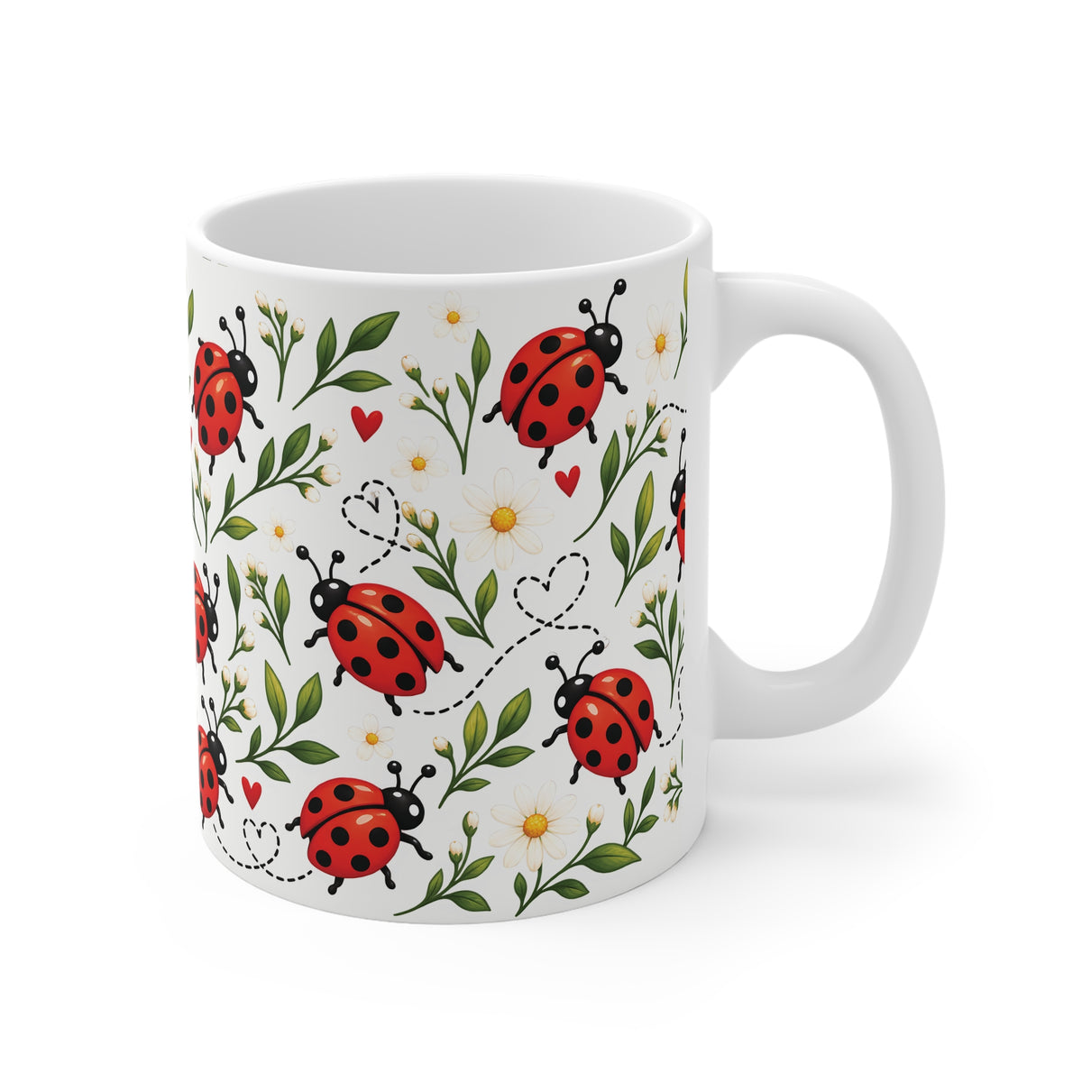 Ceramic Mug - Ladybirds