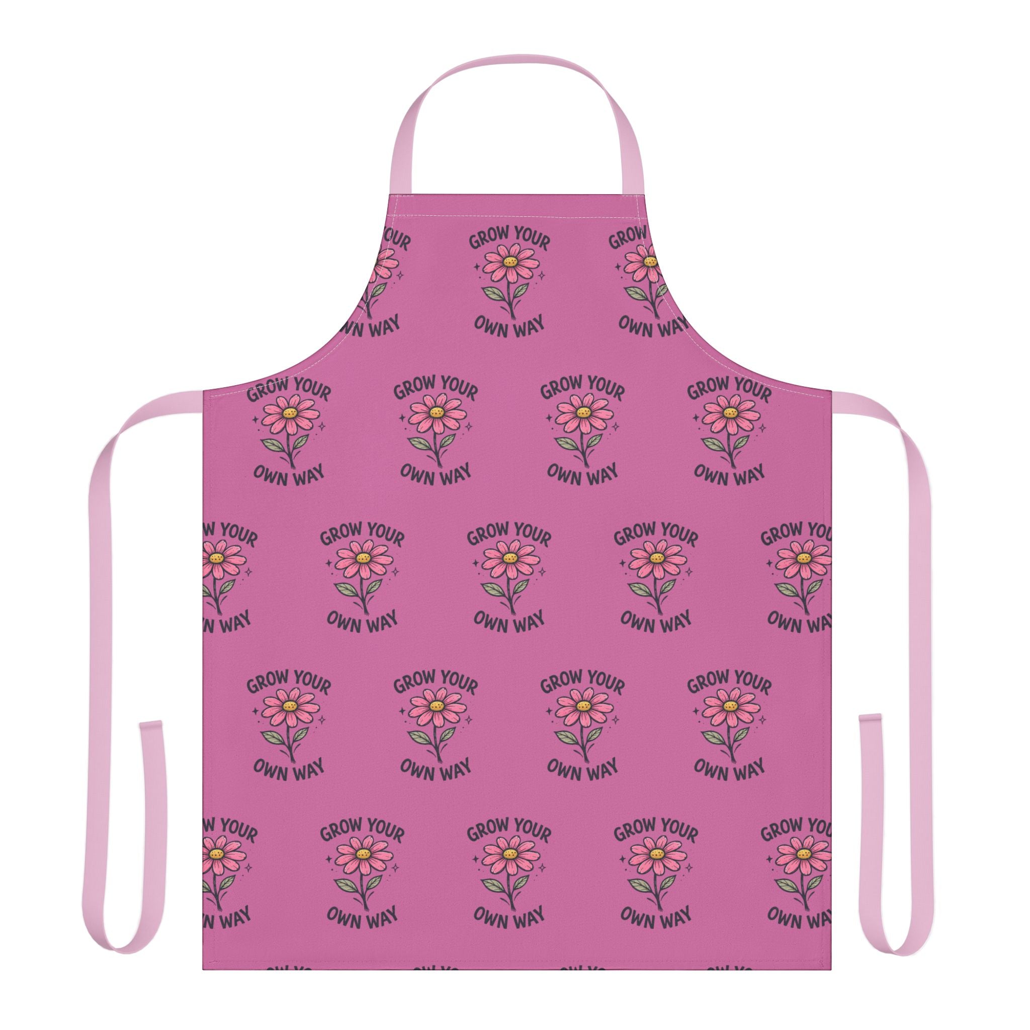 Kitchen Apron - Grow Your Own Way - Motivational Design