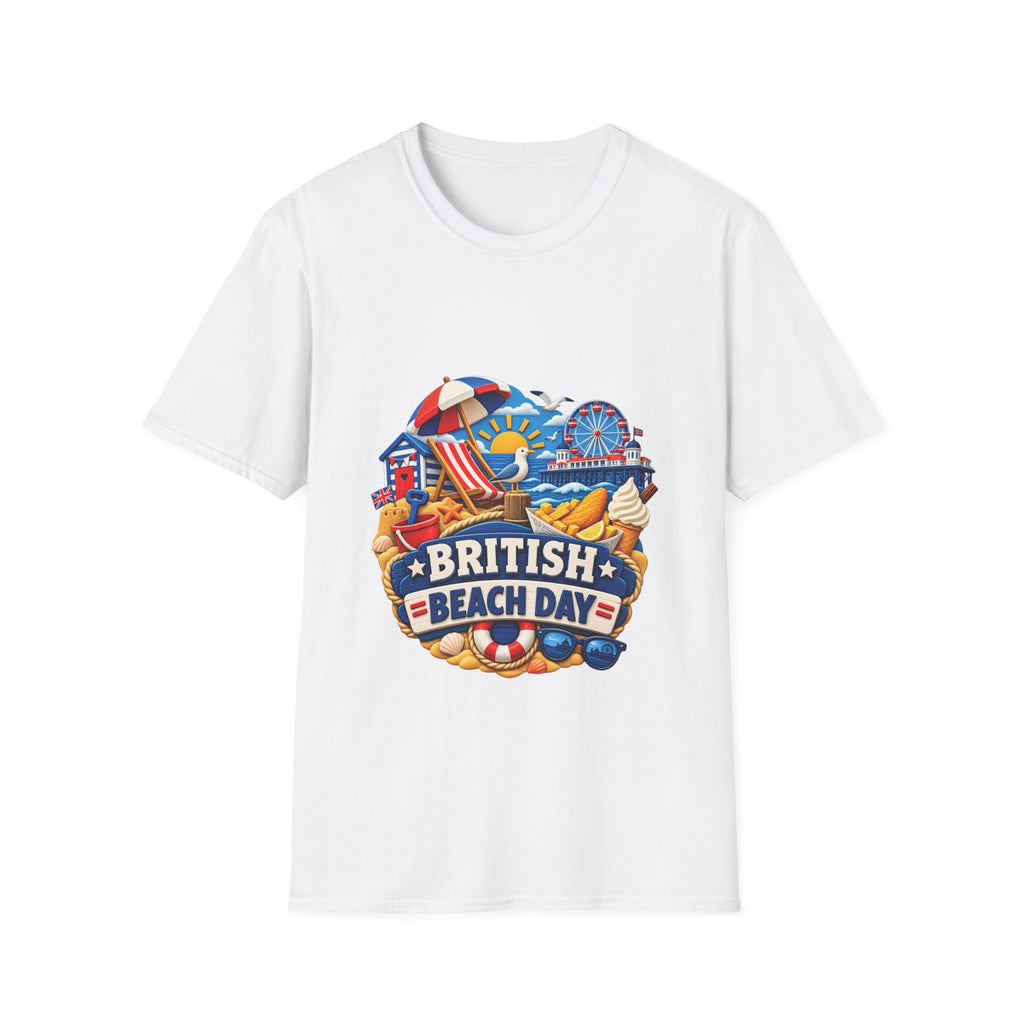 Unisex T-Shirt - British Beach Day