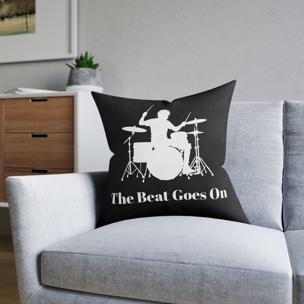 Square Cushion – The Beat Goes On | Music Lover Cushion