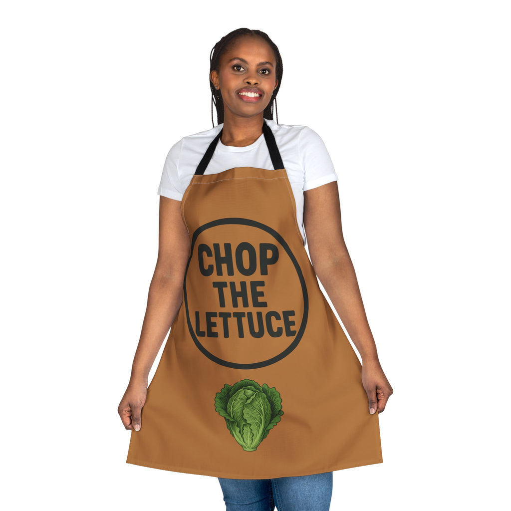 Kitchen Apron - Chop the Lettuce - Fun Design