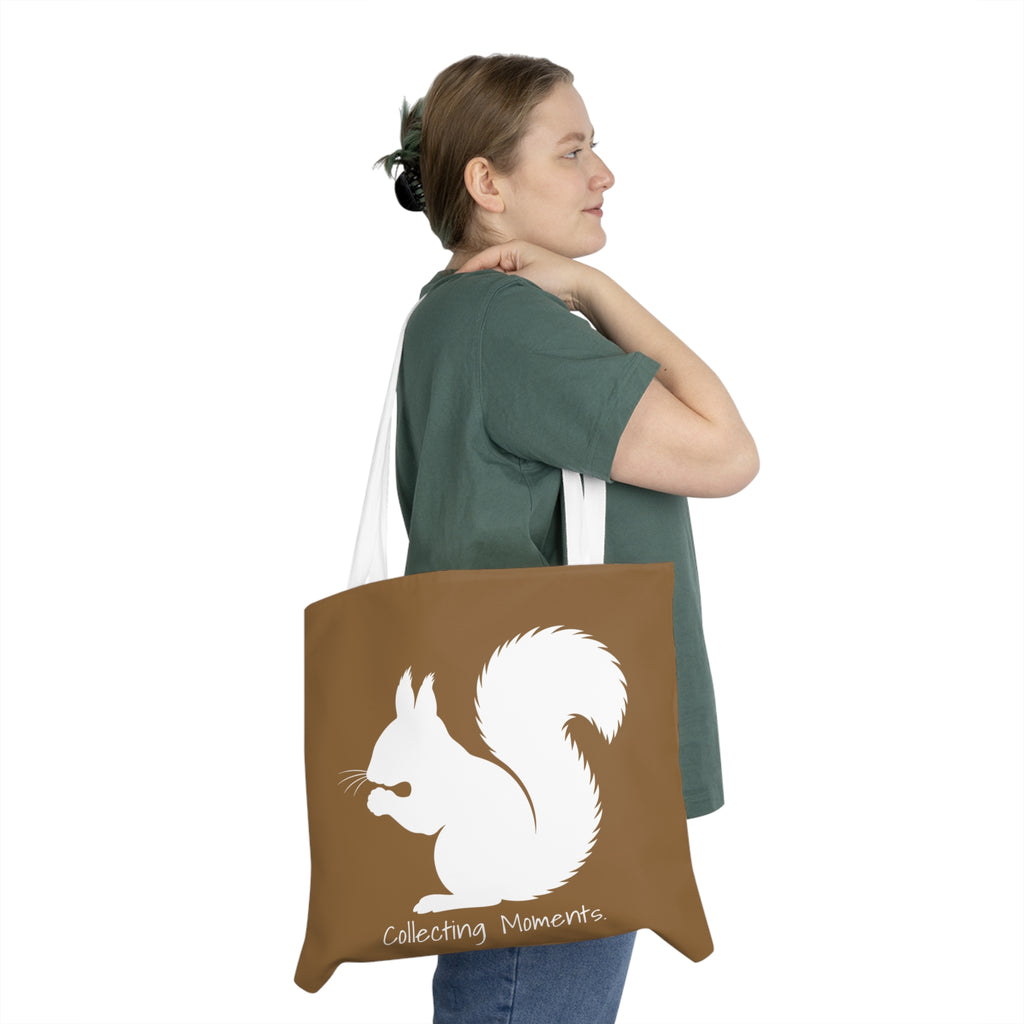 Large Beach Tote Bag – Collecting Moments | Woodland Nature Tote